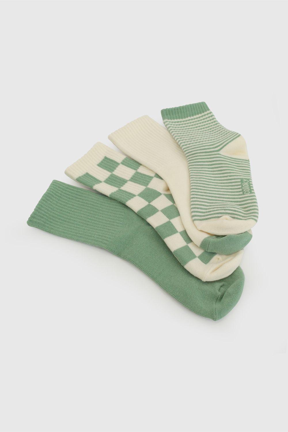 Calcetin 3/4 Niño Verde 7440 Colloky-3