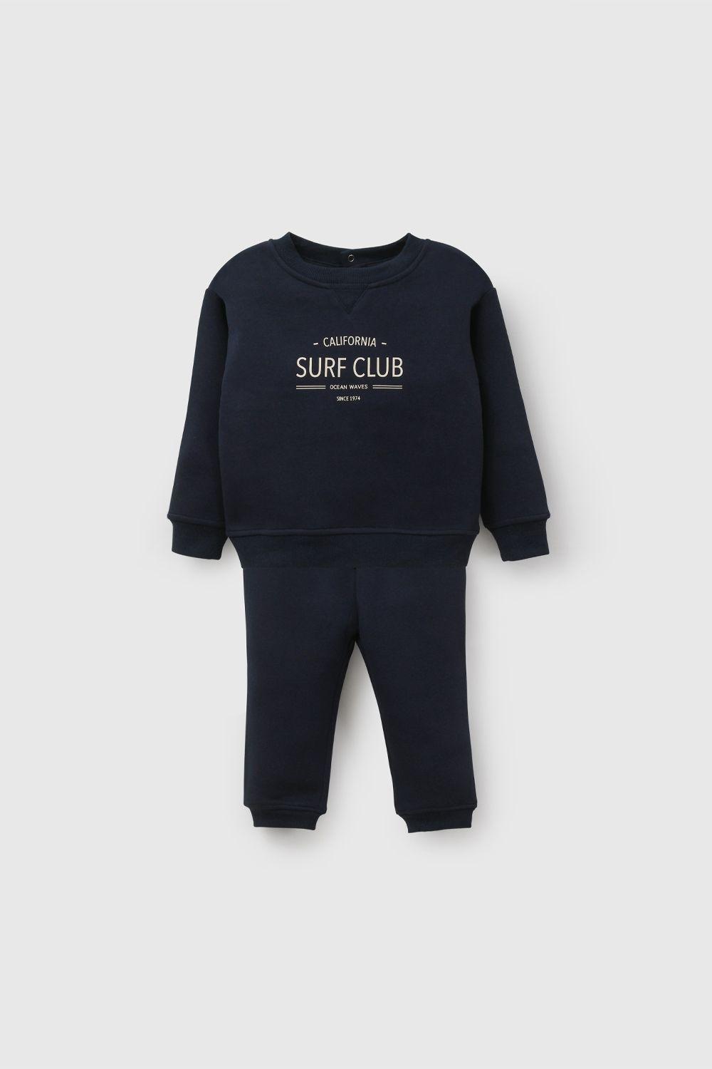 Pantalón Buzo Celeste Niño 7578 Colloky-3