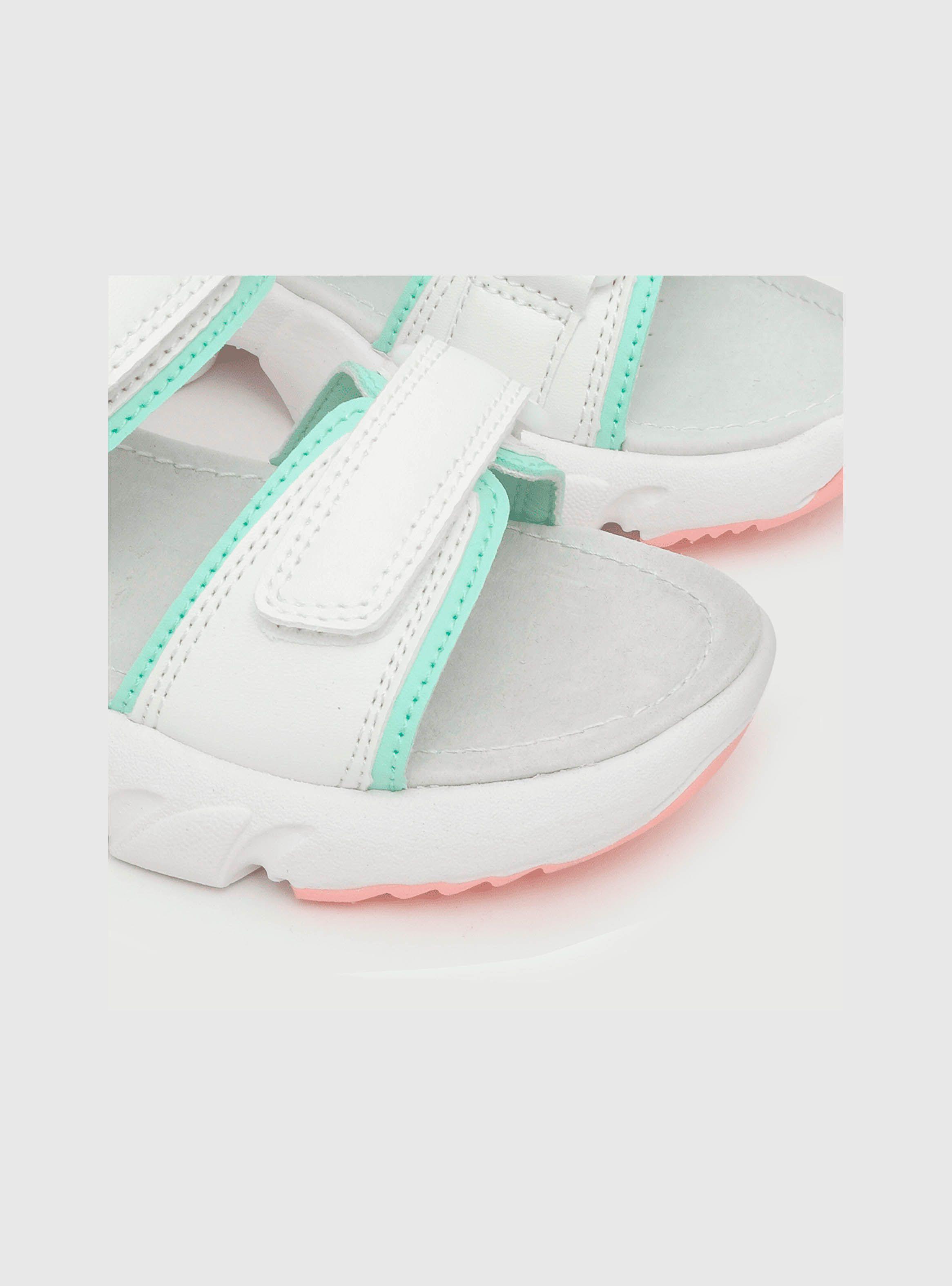 Sandalia De Niña Doble Ajuste Blanco (28 A 38) Colloky-5