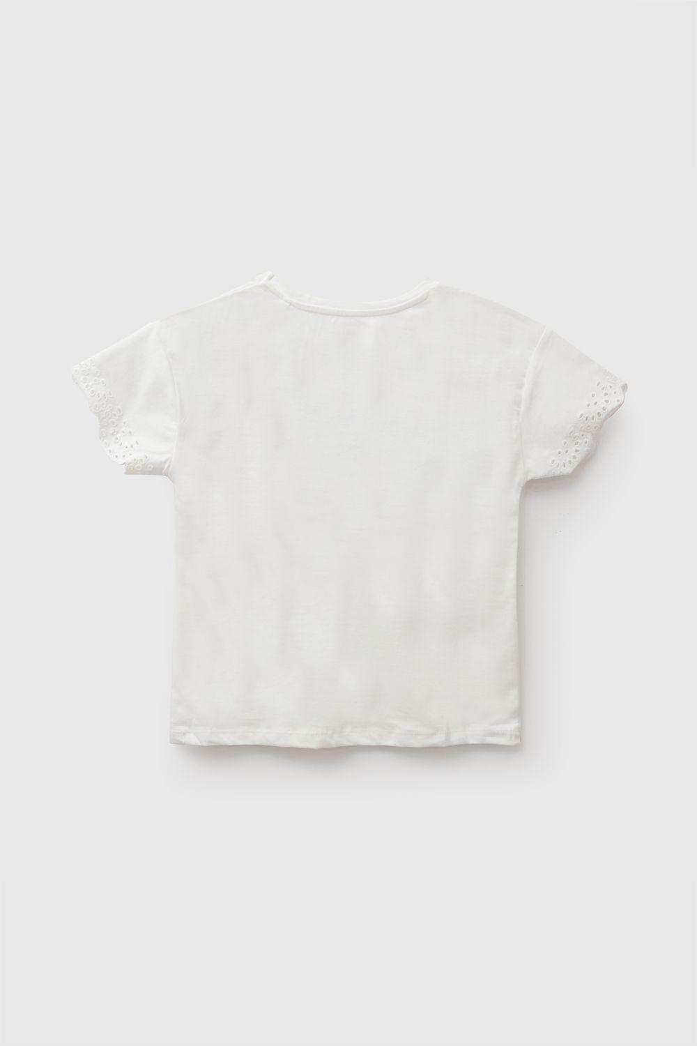 Polera manga corta flores niña blanco 3-4A a 12-13A-2