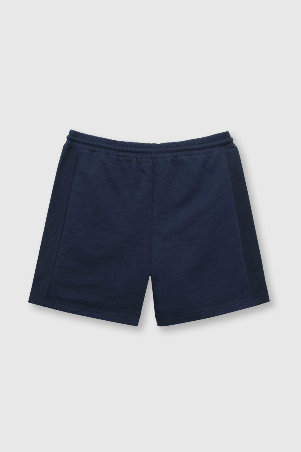 Bermuda de niño relajado navy (2 a 12 años)-1