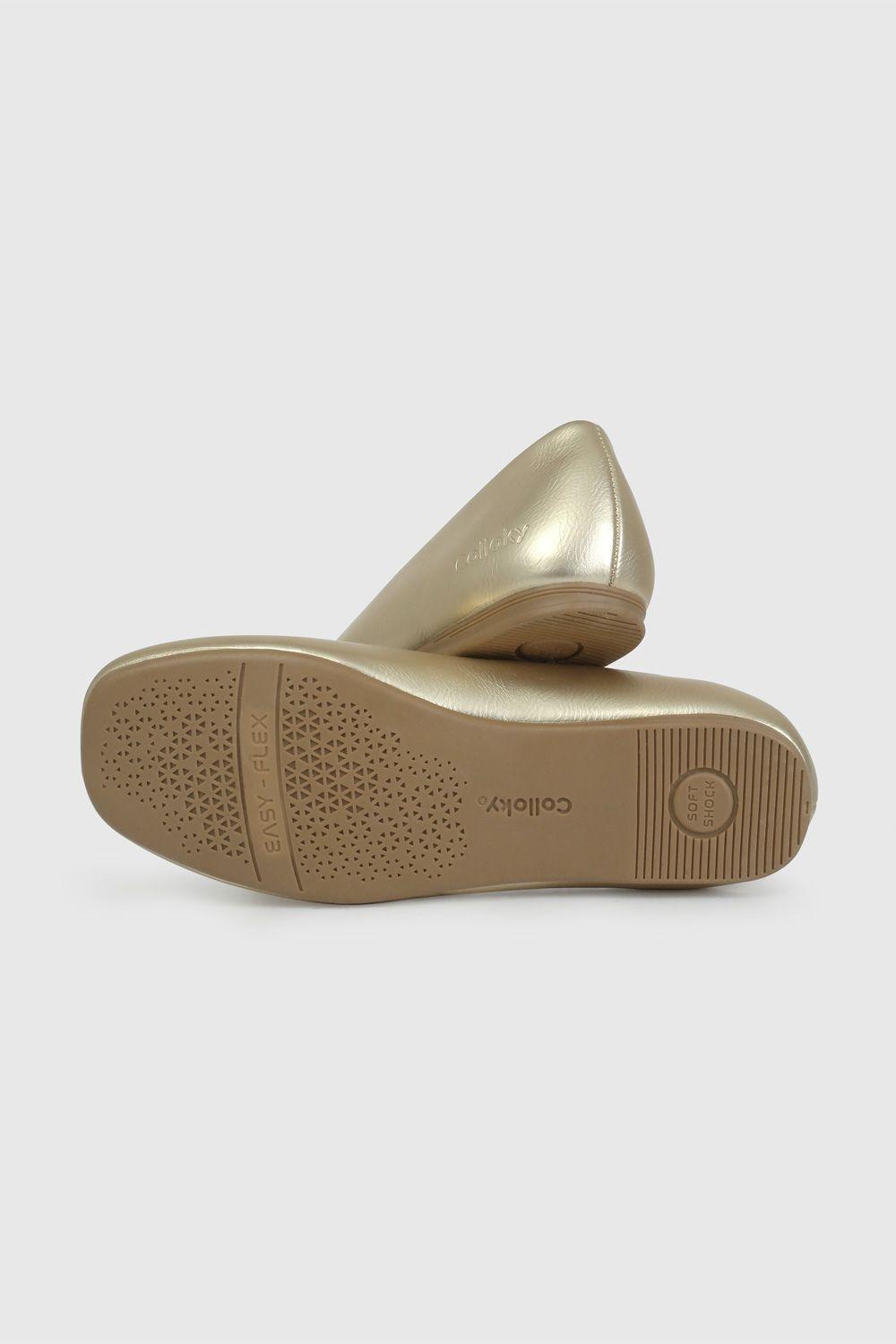 Ballerina Metalizada Dorada de Niña talla 28 a 38-2