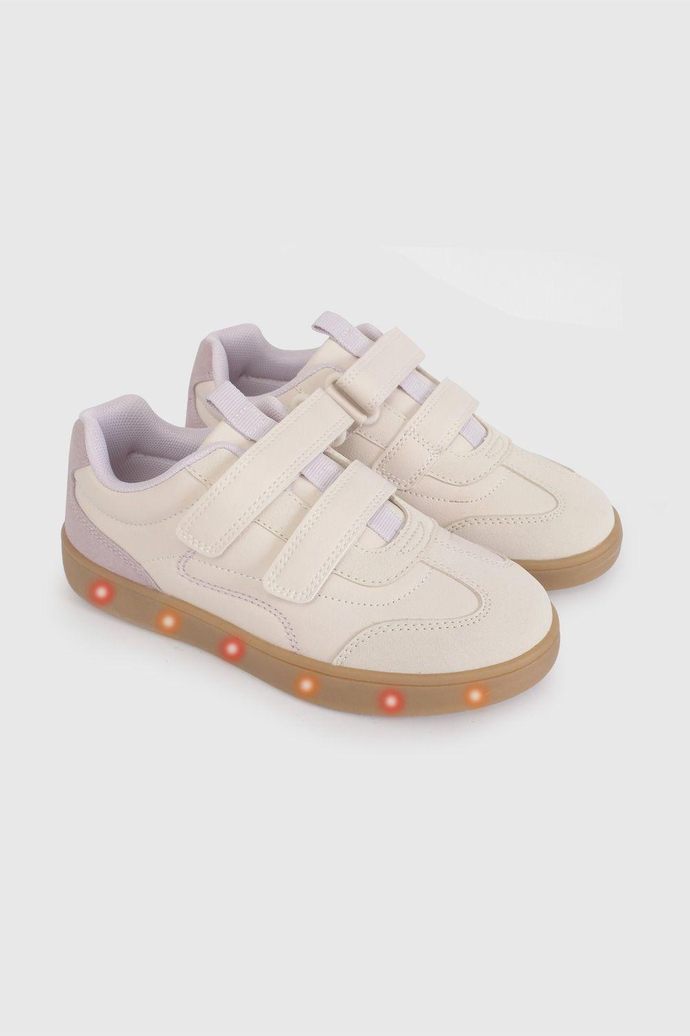 Zapatilla de Luces Blanca 57120210V26 KID2-0