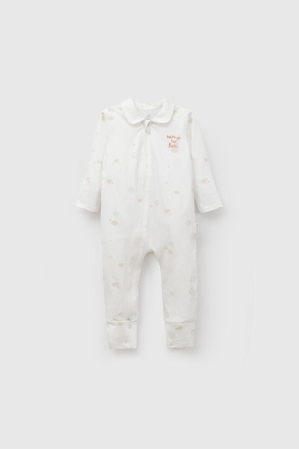 Pijama Beige Unisex bebé 7528 Colloky-0