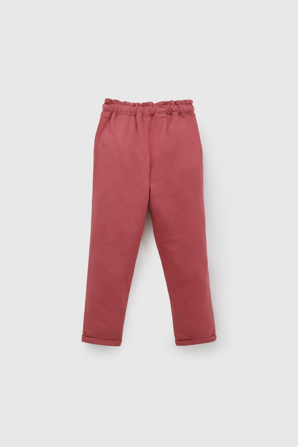 Pantalón Buzo Rojo Niña 7582 Colloky-1