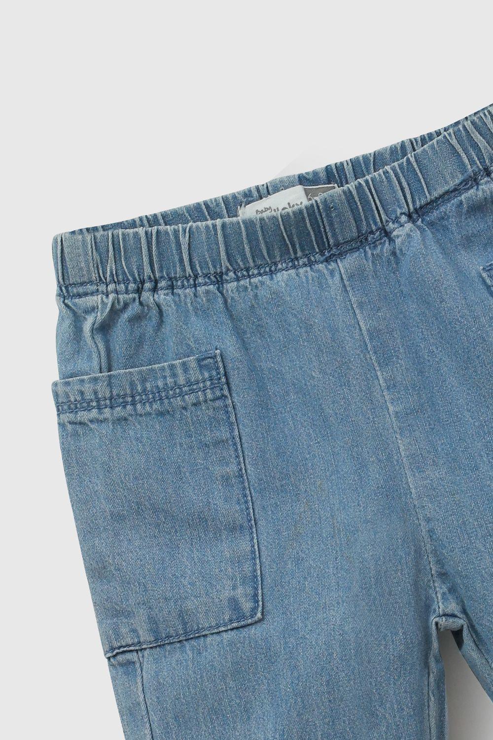 Jeans Mezclilla Denim Unisex 0-3M a 9-12M Colloky-2