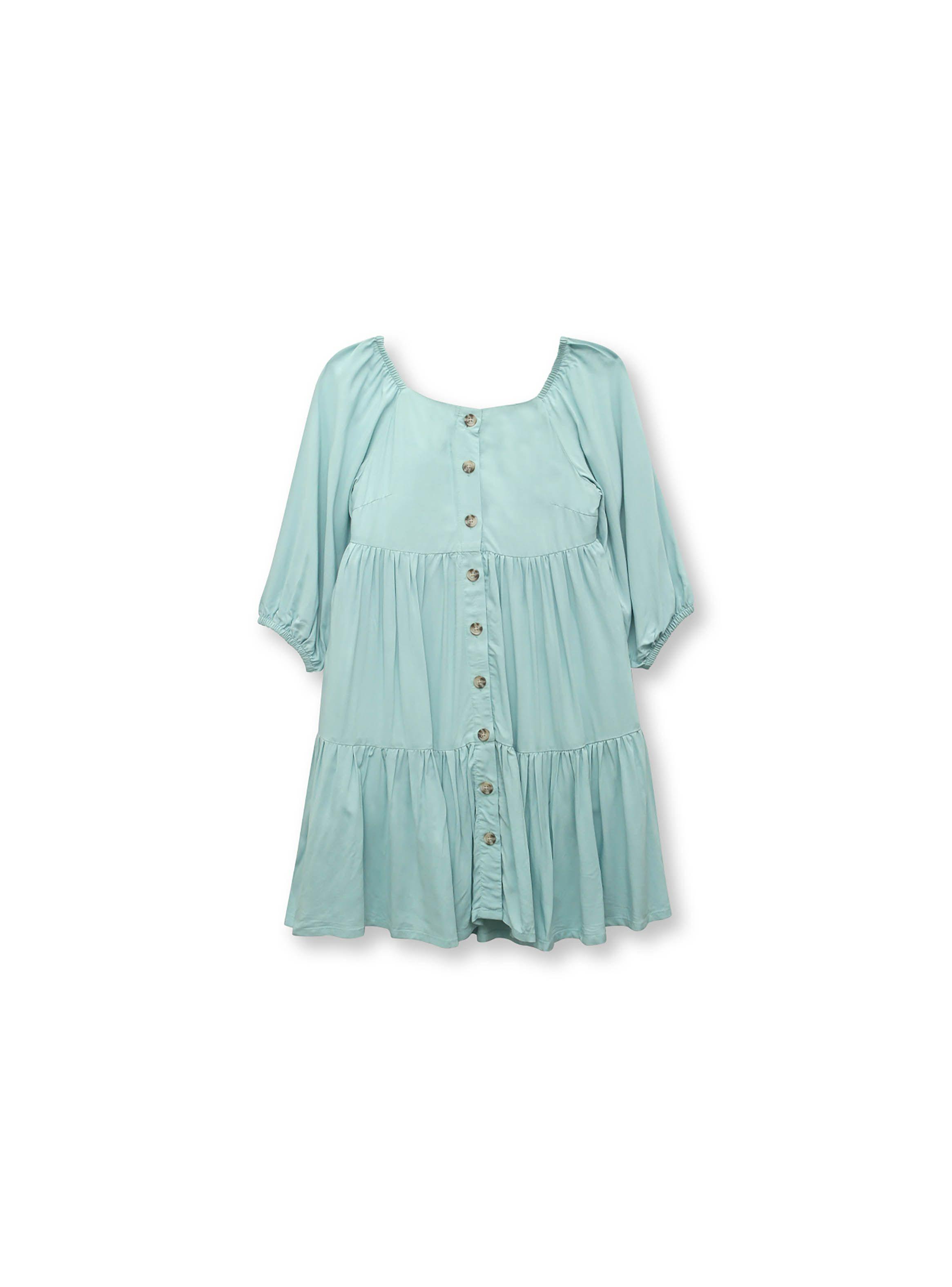 Vestido De Niña Amplio Calipso (2 A 12 Años) Colloky-0