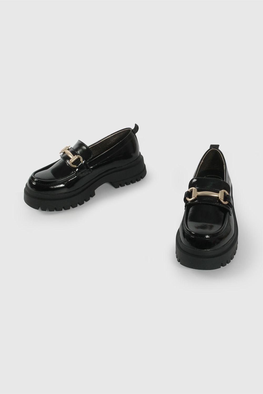 Mocasín Negro de Charol 51000201V26-3