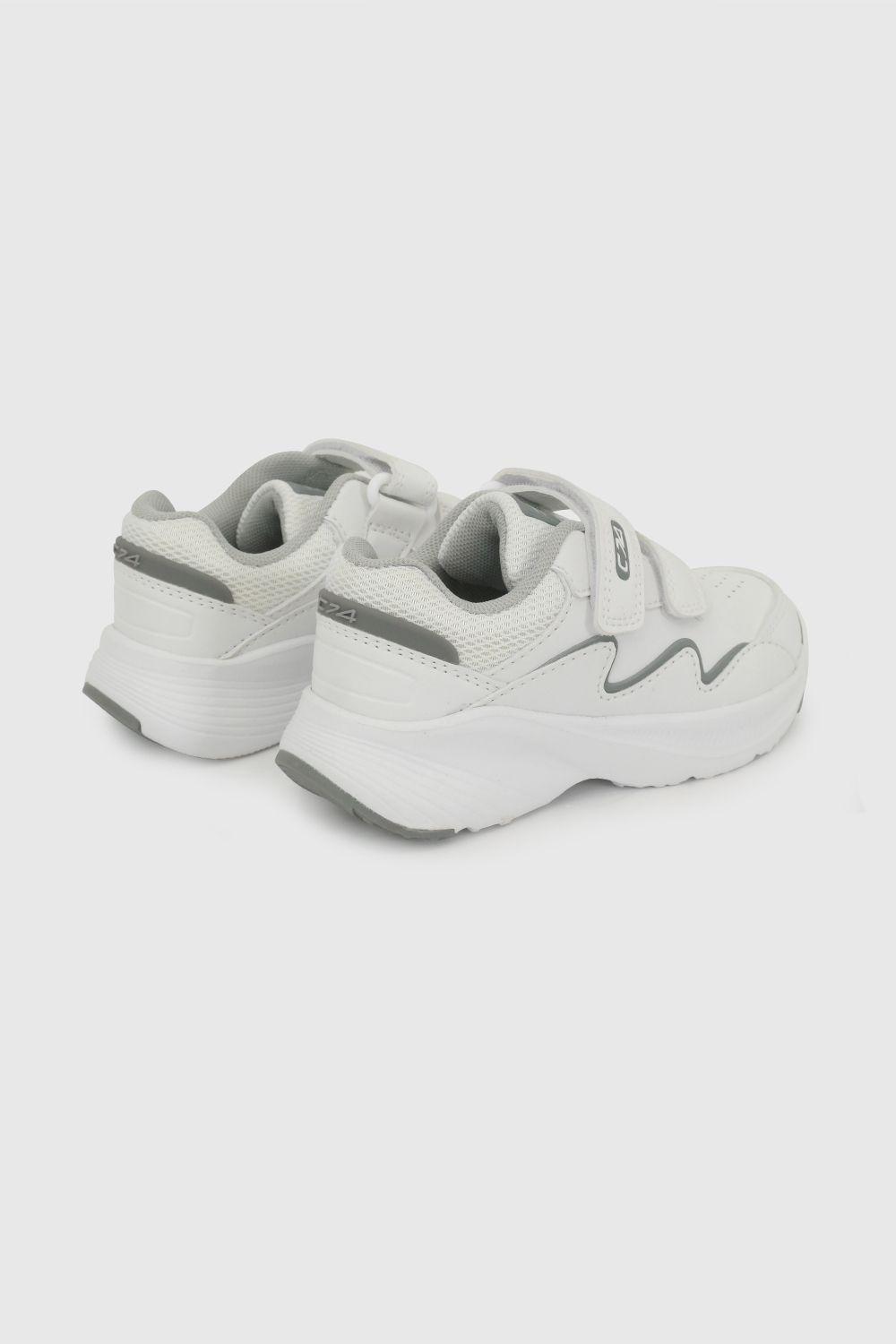 Zapatilla Blanco Unisex niño 7382 Colloky-4