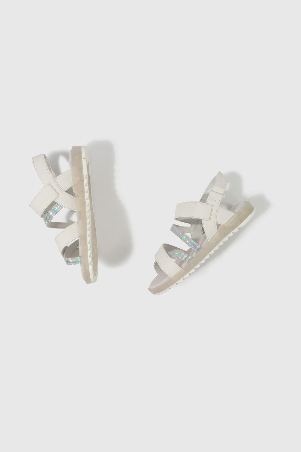 Sandalia Luces Niña Blanco 53200210V25-3