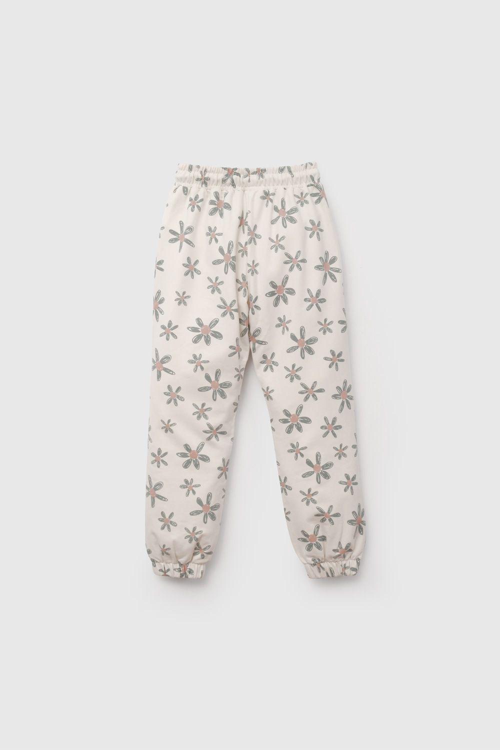 Buzo Flores Beige  De Niña PTPO0675V26-2