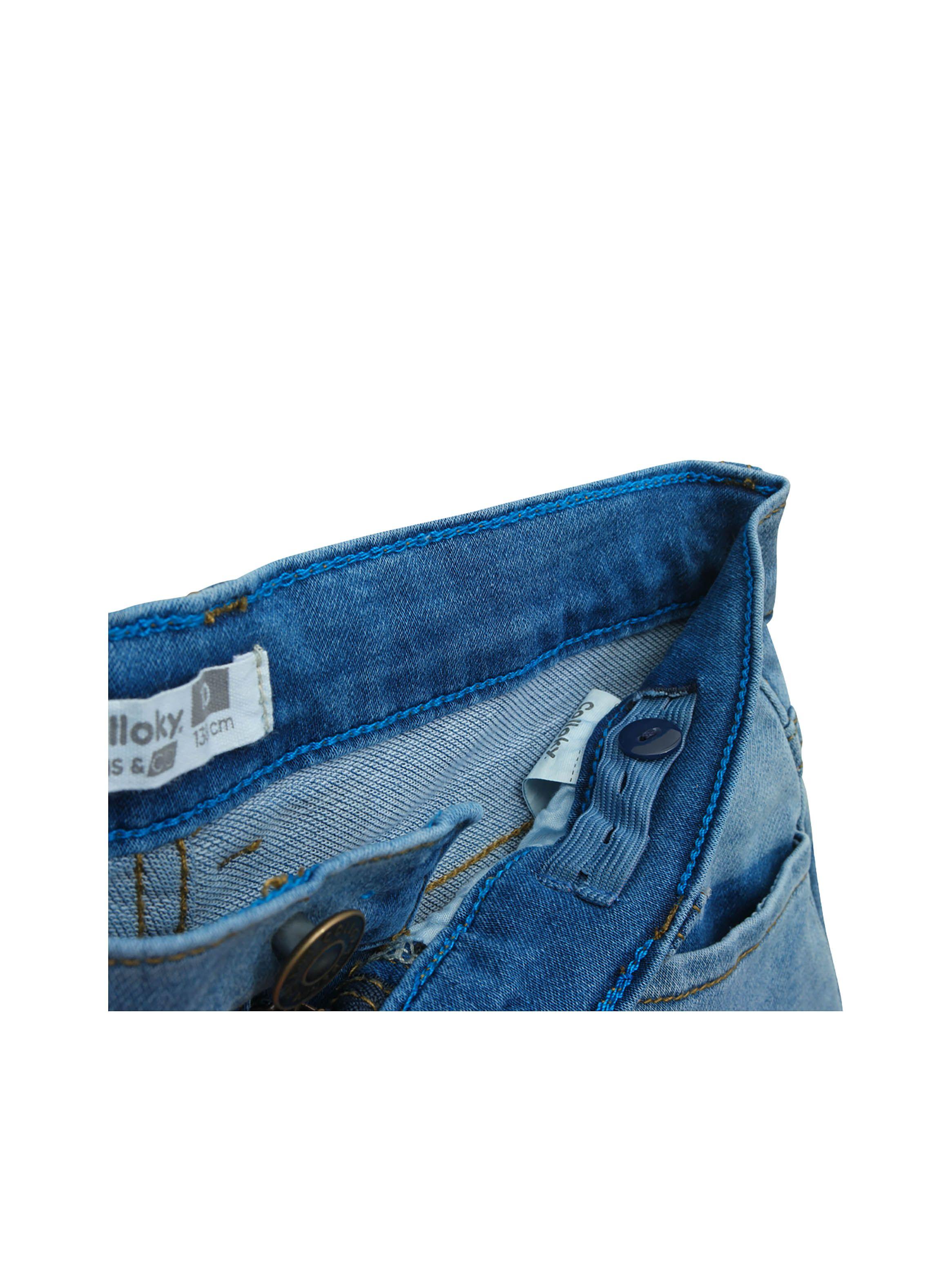 Bermuda Niño Azul Claro (2 A 12 Años) Colloky-2