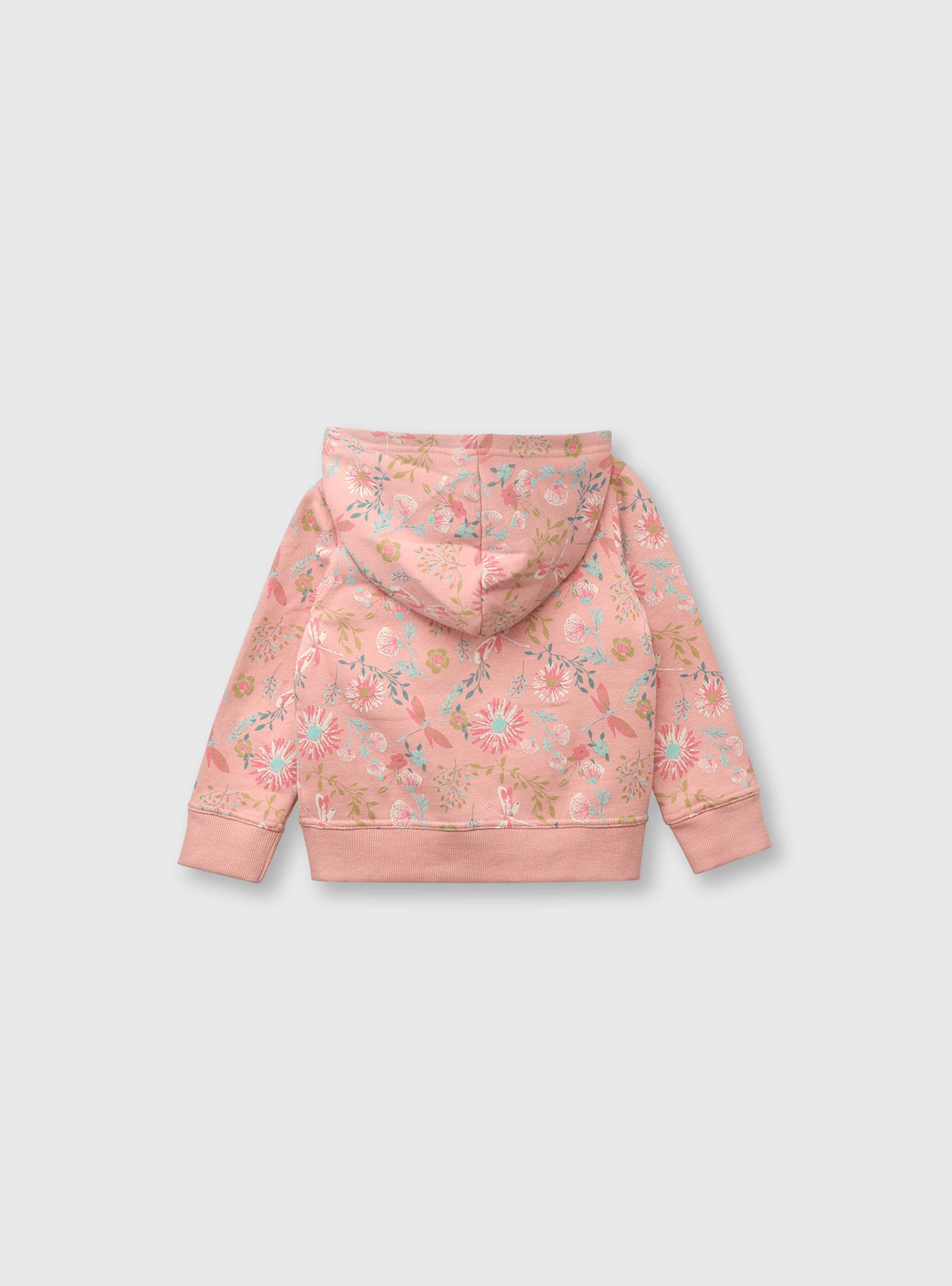 Polerón De Bebé Niña Flores Rosado (3 A 36 Meses) Colloky-1