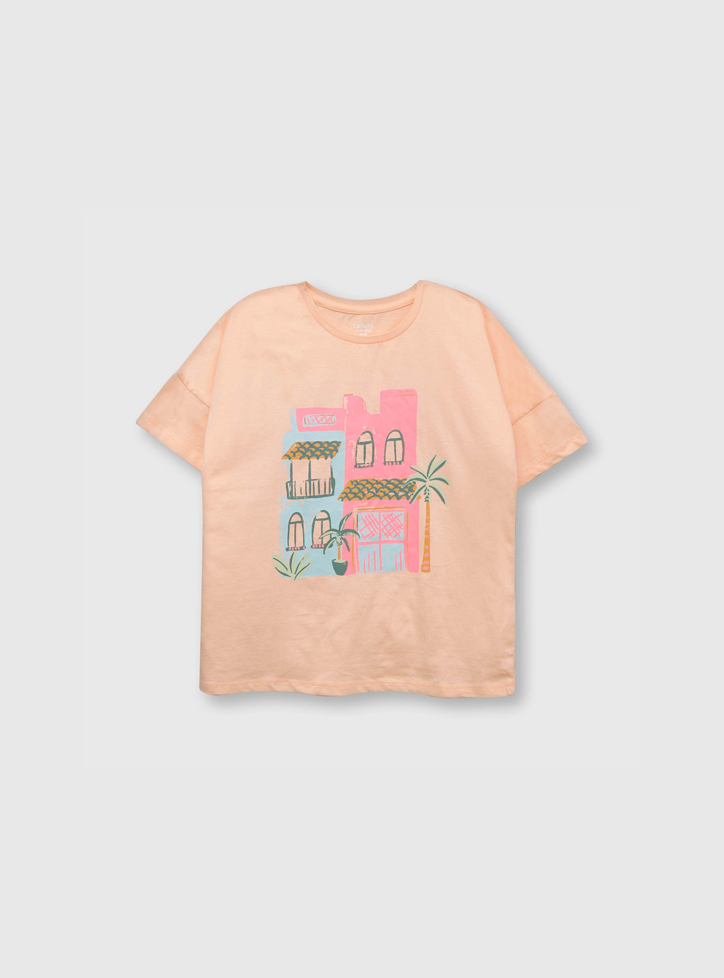 Polera Niña Damasco (2 A 12 Años) Colloky-0