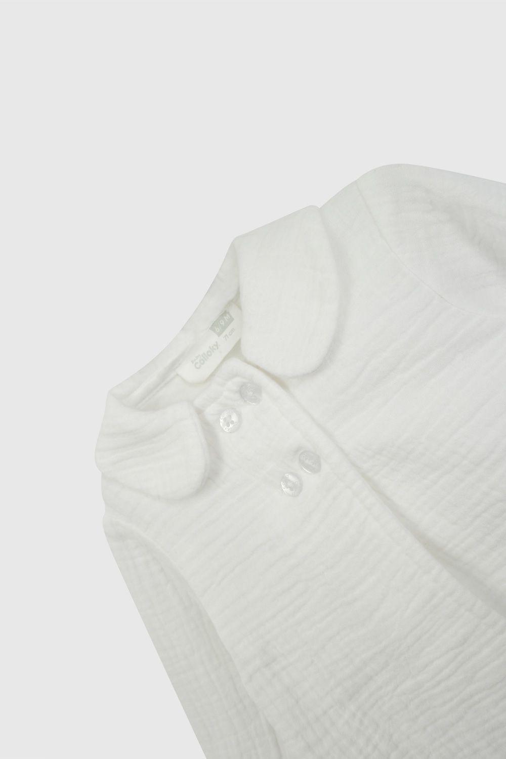 Chaqueta Blanca Unisex CQBMU209V26-2