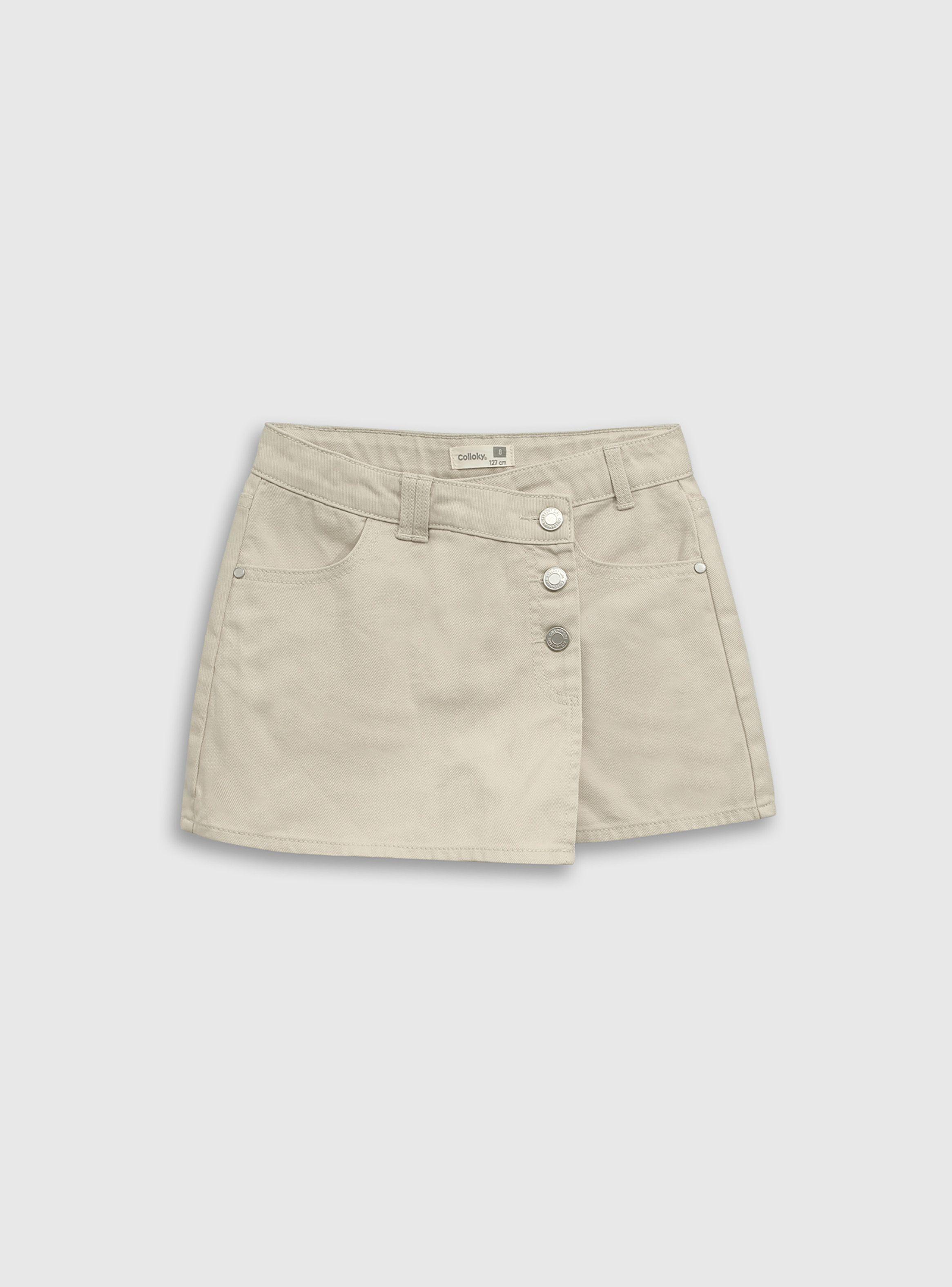 Falda Niña Beige 54633 Colloky-0