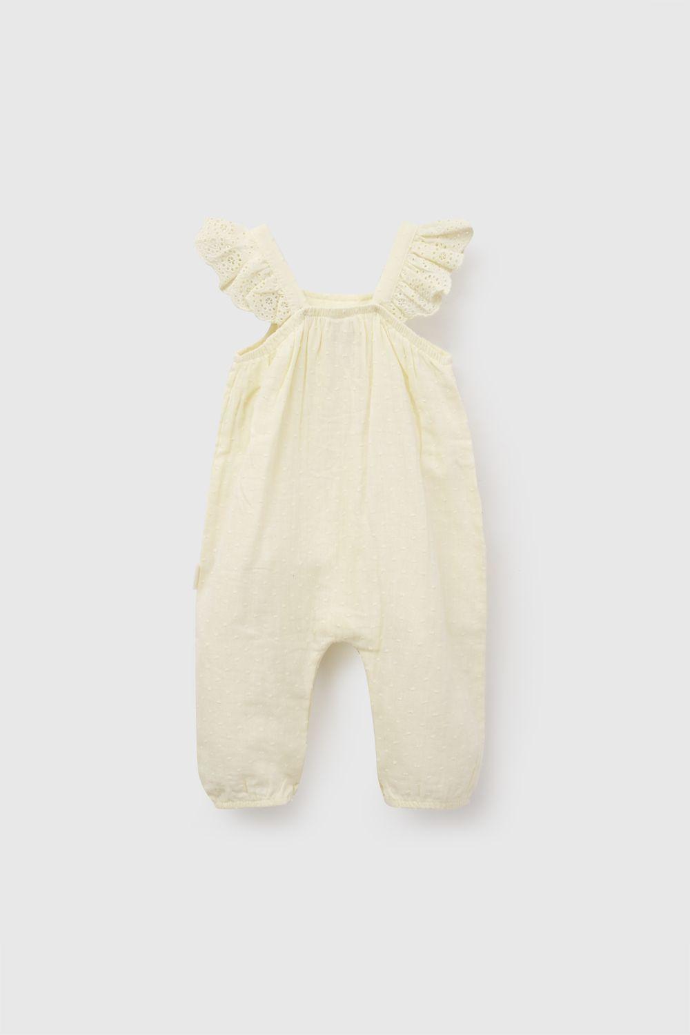 Conjunto Algodón Amarillo Niña Rn a 6-9M Colloky-3