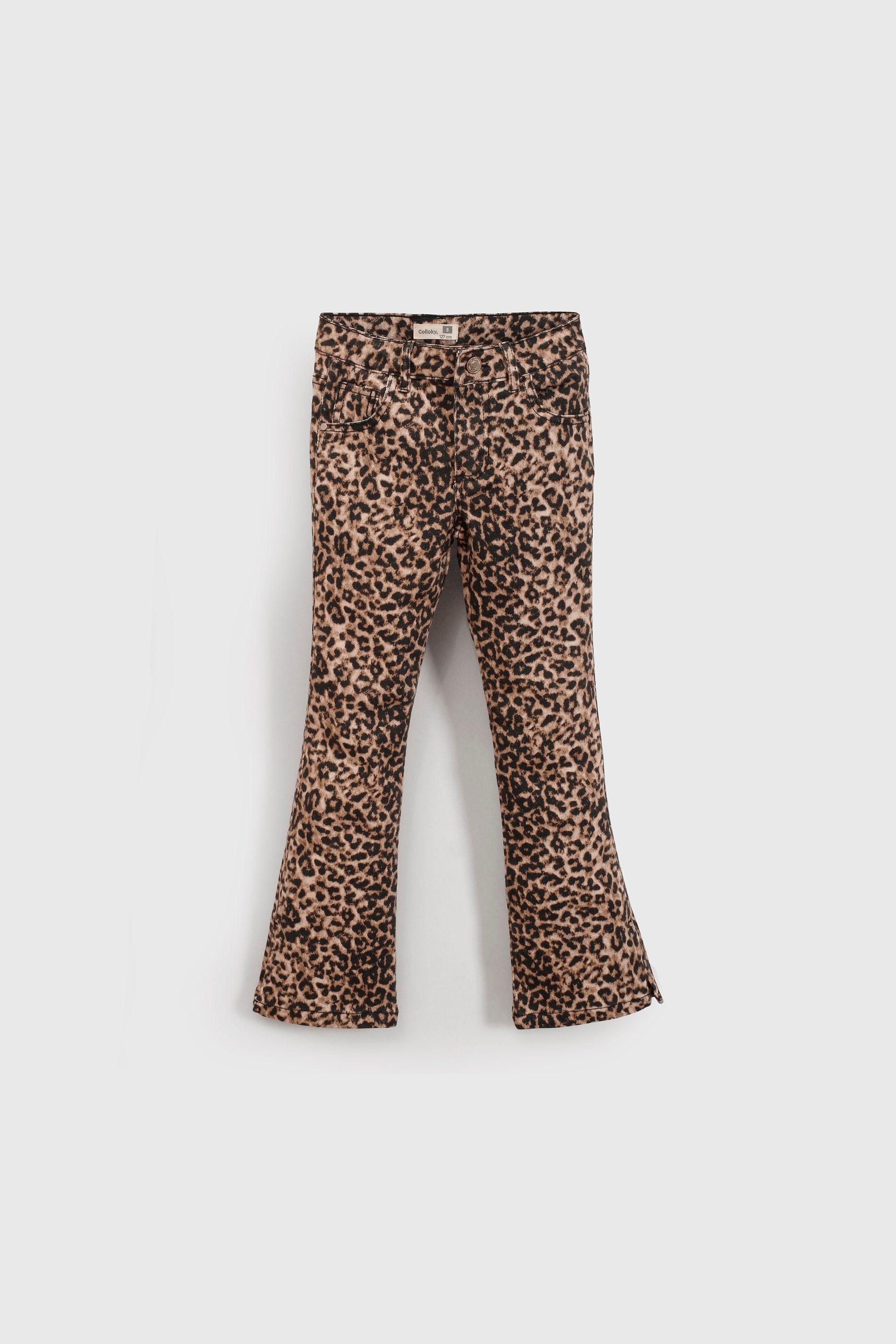 Pantalón Flare Animal Print-0