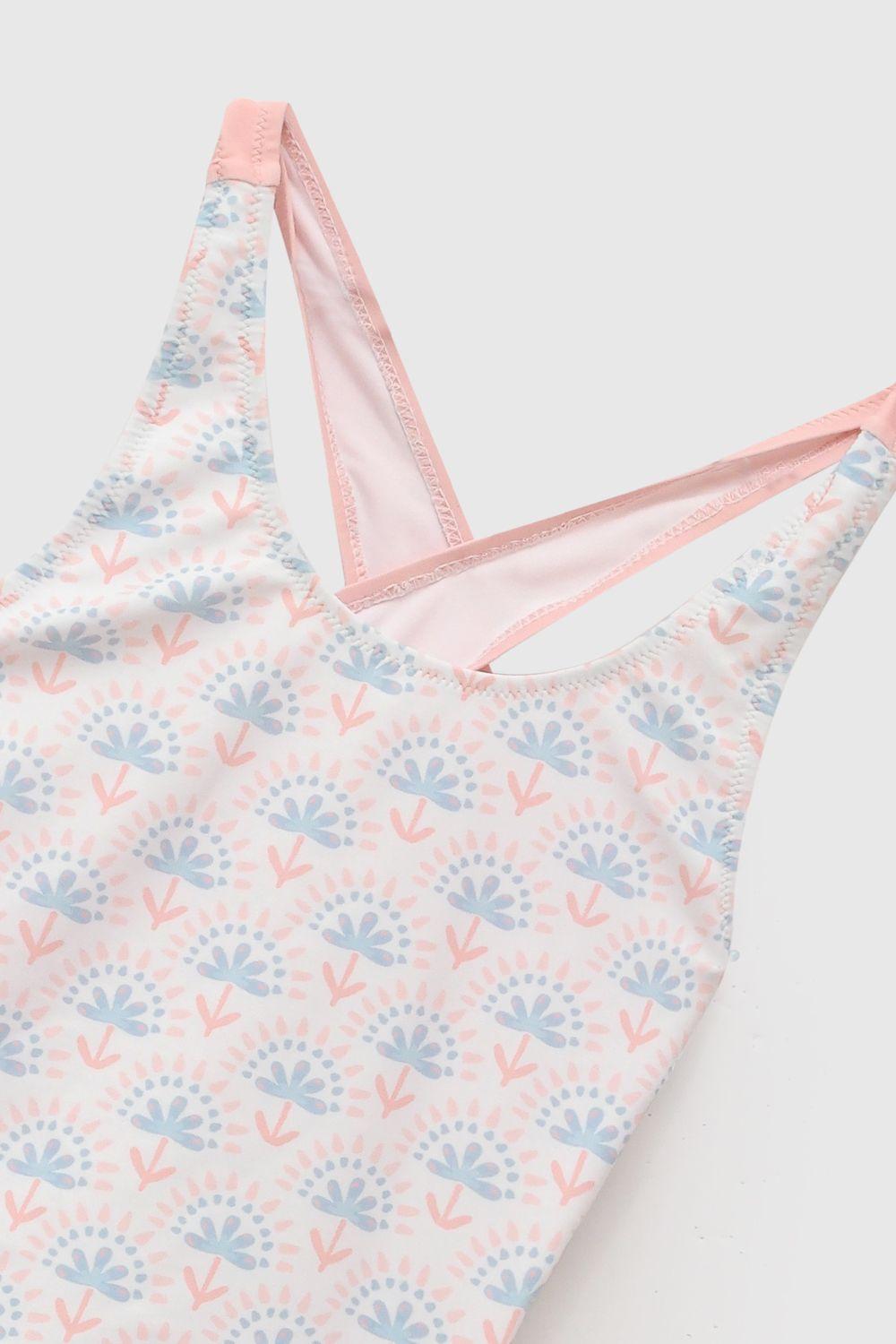 Traje de baño niña rosado 3-4A a 12-13A-3