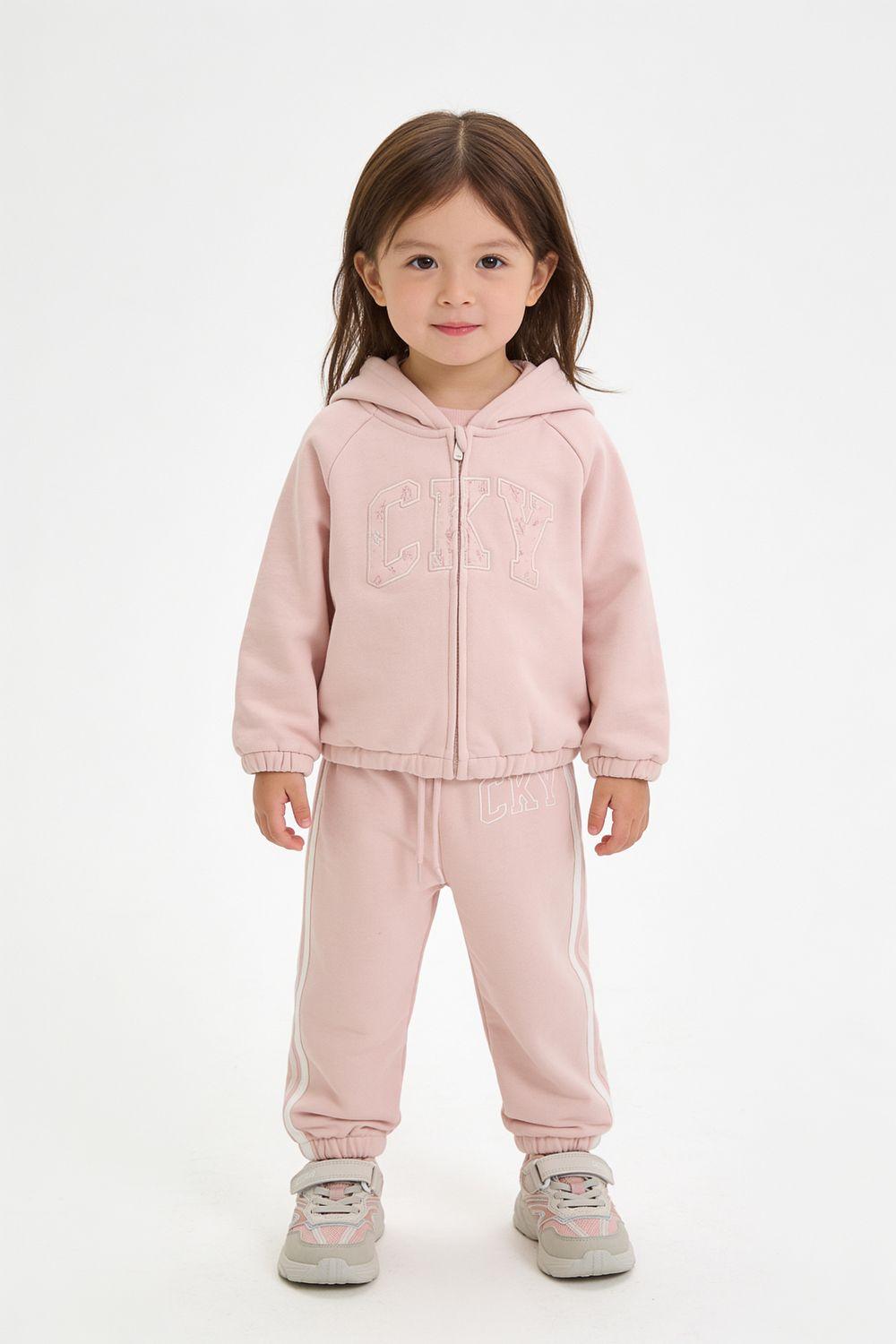 Poleron cky niña rosa viejo 6-9M a 4-5A-1