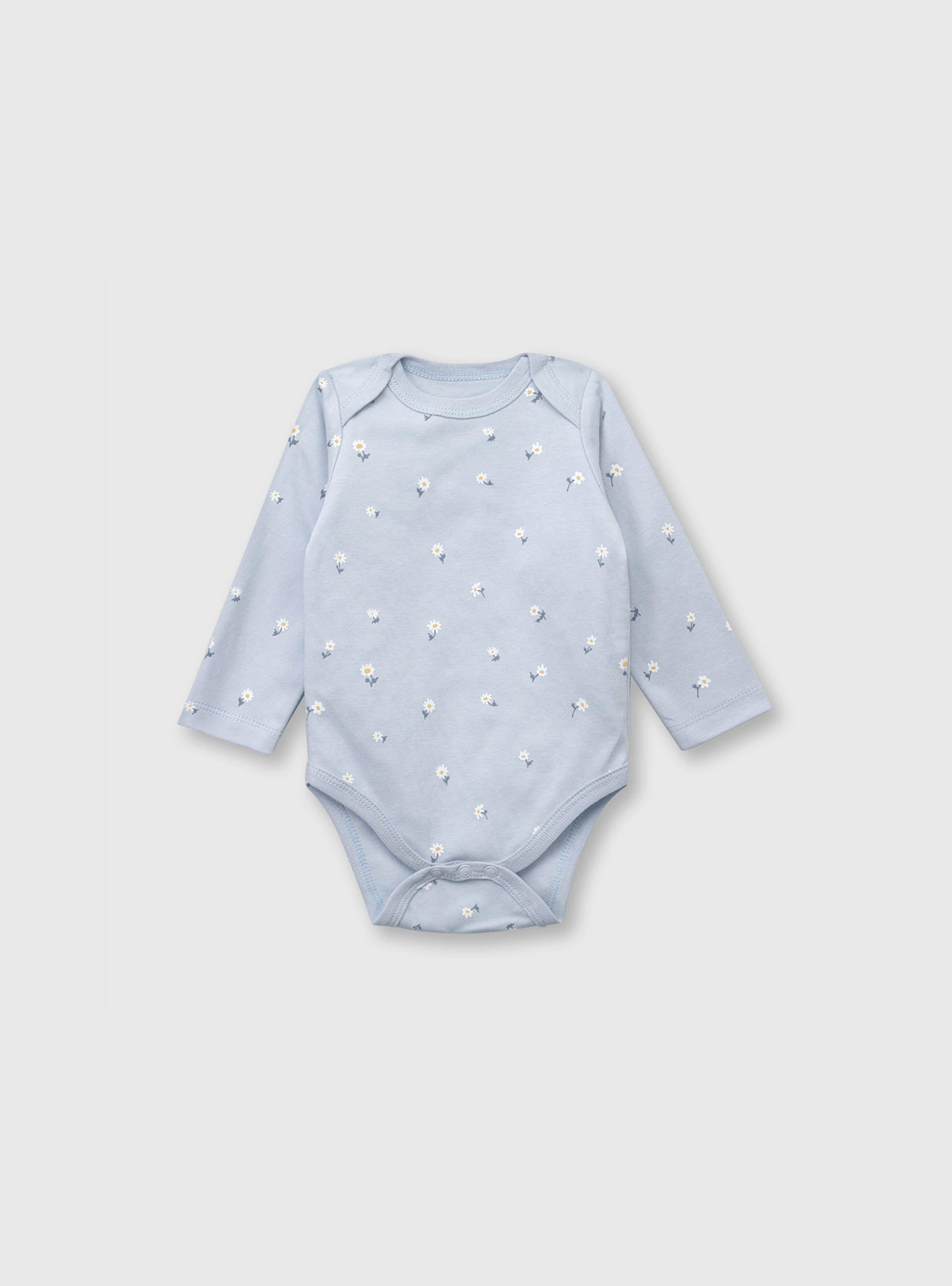 Set Bodies Niña 5 Pack Blanco (0 A 24 Meses) Colloky-3