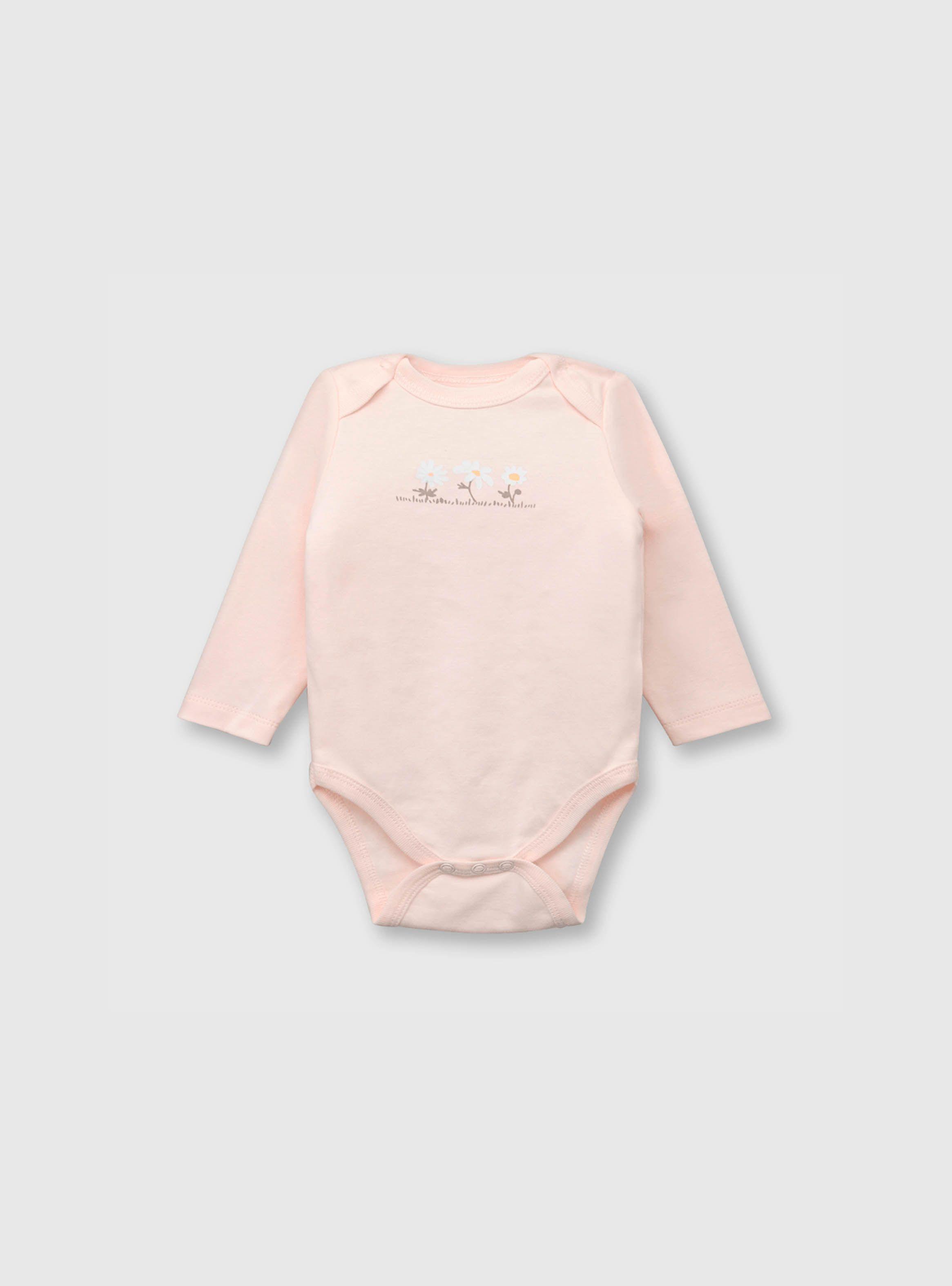 Set Bodies Niña 5 Pack Blanco (0 A 24 Meses) Colloky-4