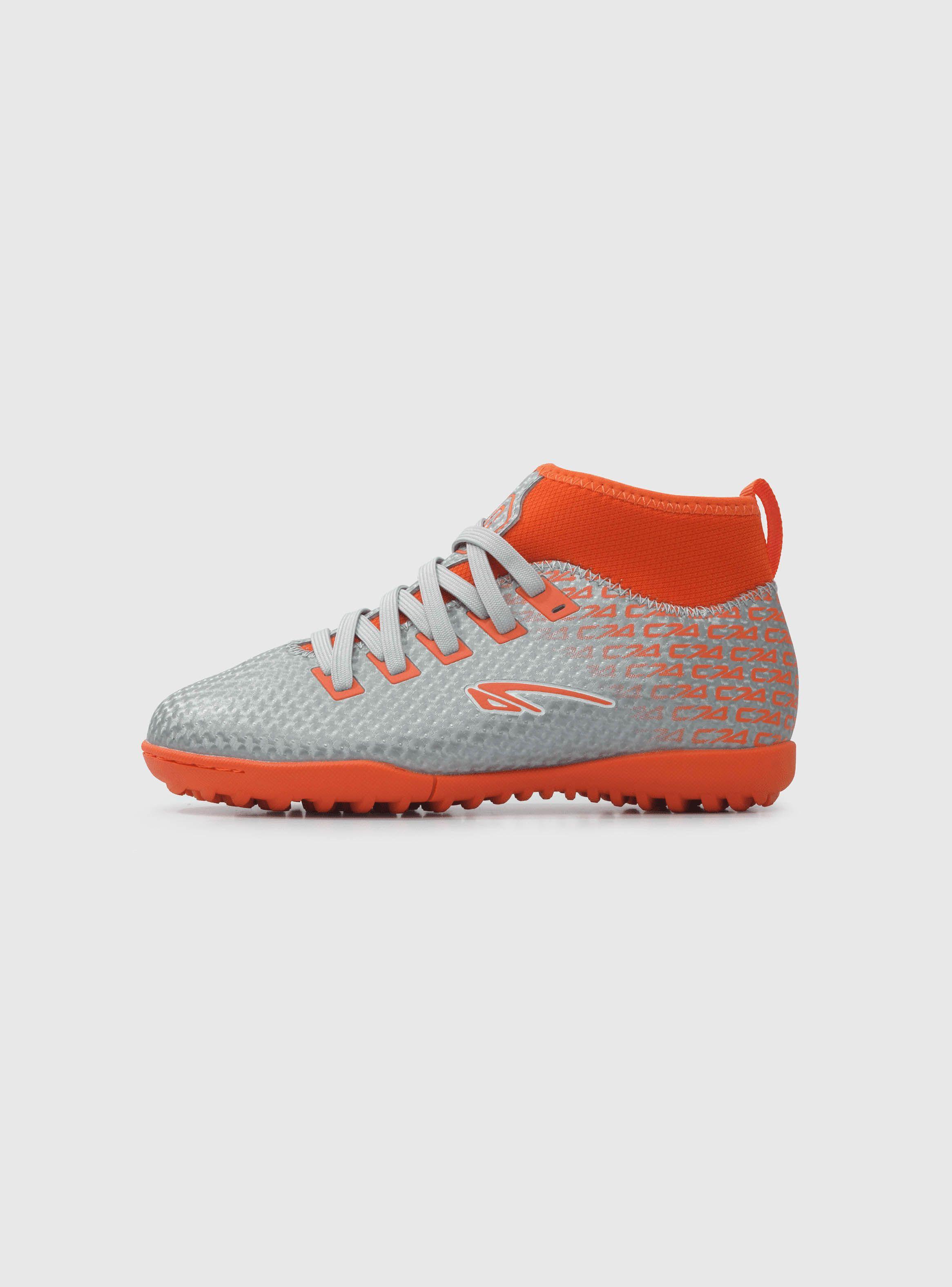 Zapatilla Baby Fútbol Unisex Gris (28 a 38) Colloky-1