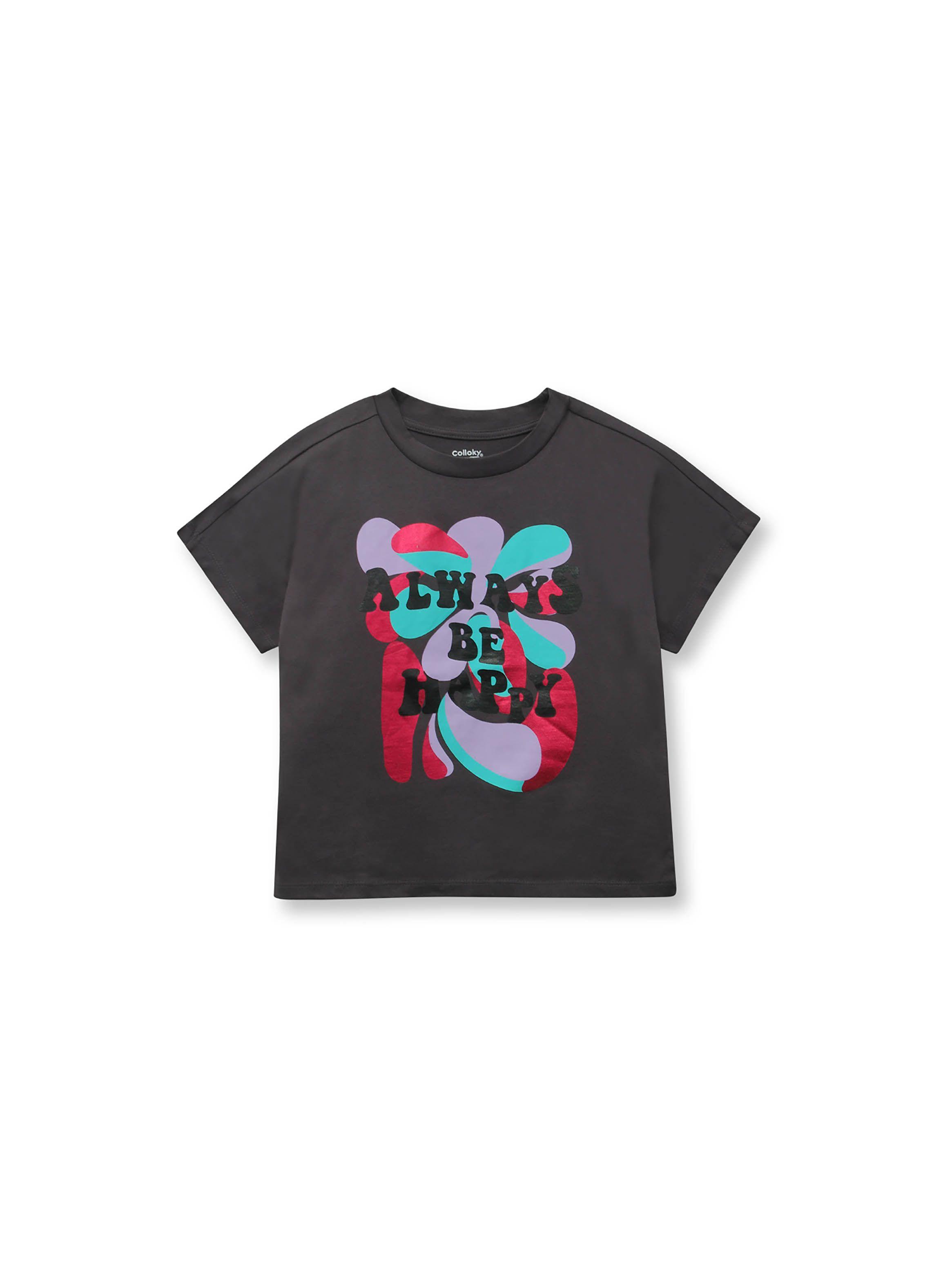 Polera De Niña Retro Marengo (2 A 12 Años) Colloky-0