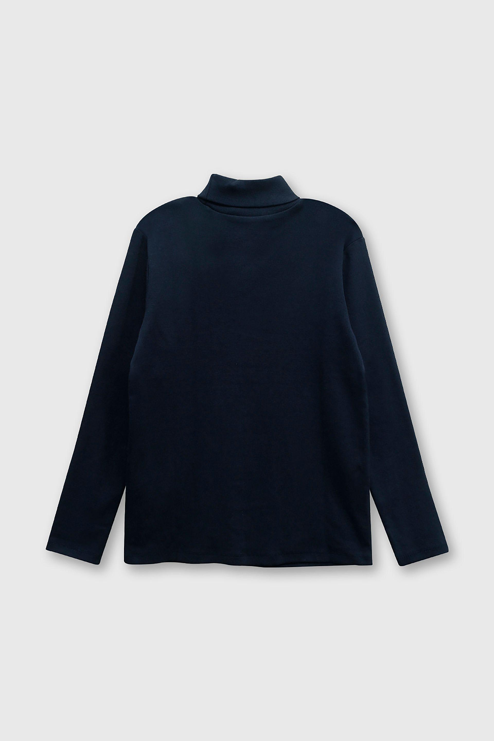 Beatle Liso de Algodón Azul para Niño de 3 a 12 años-1