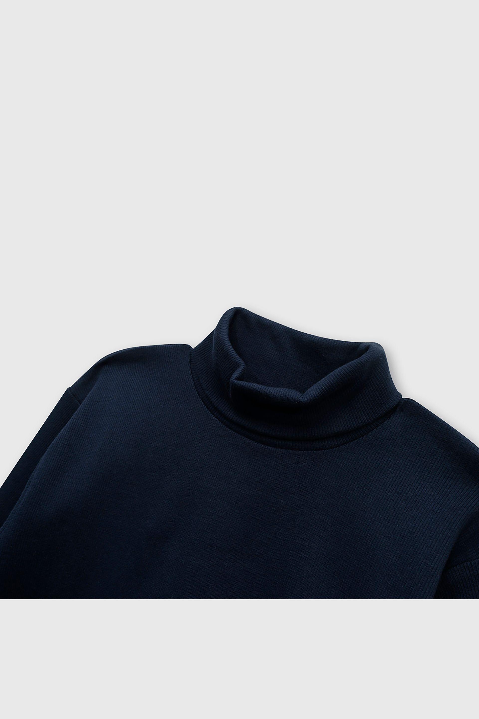 Beatle Liso de Algodón Azul para Niño de 3 a 12 años-2