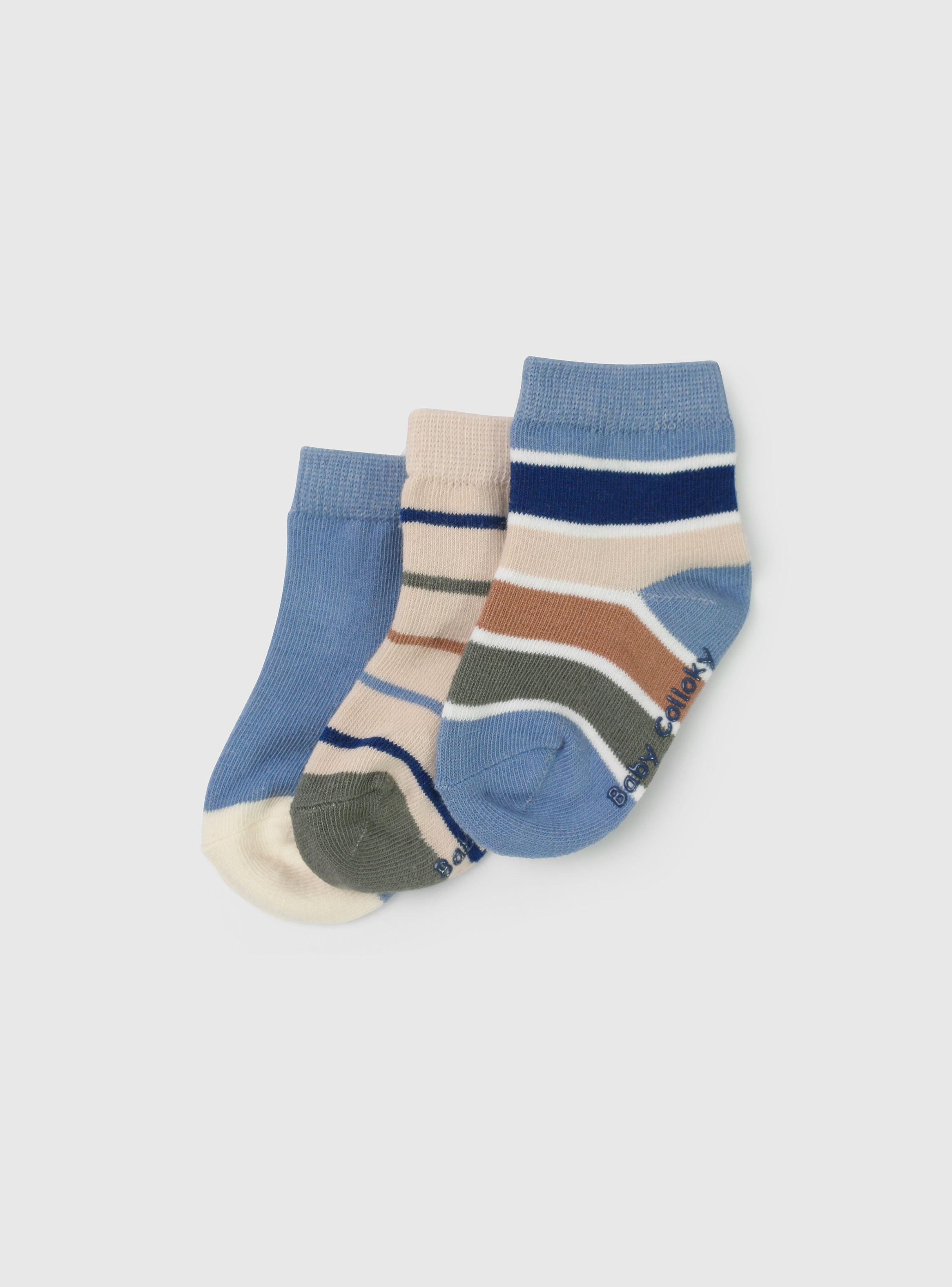 Calcetín Deportivo Niño Beige 55402 Colloky-0