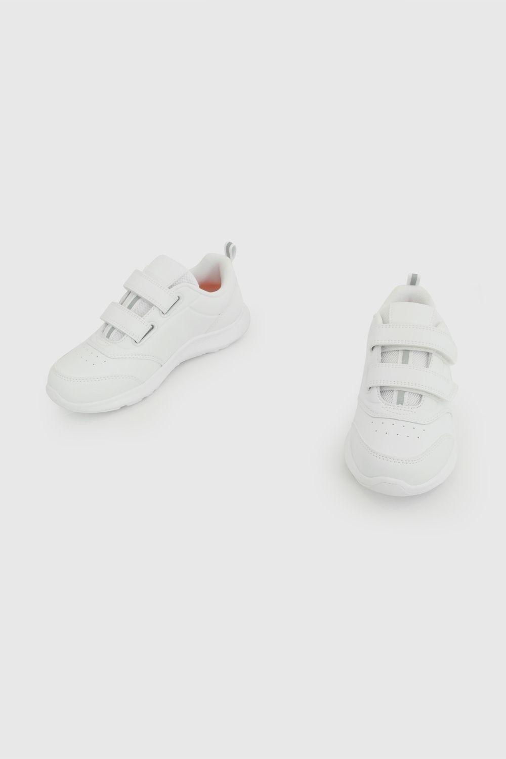 Zapatilla Escolar Blanca 7301 Colloky-3