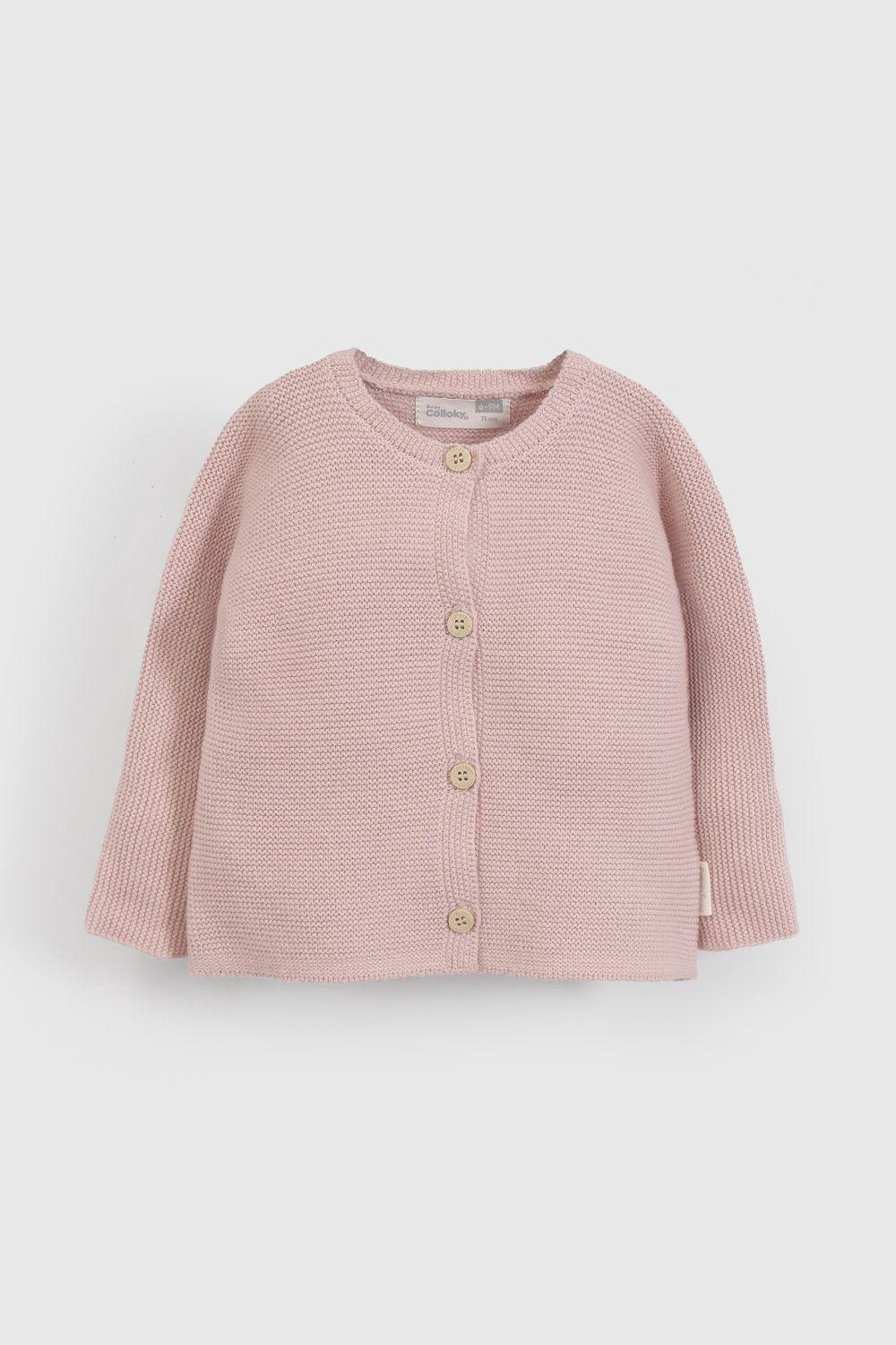 Chaleco Rosado Tejido De Bebé CHLA4235V26-0