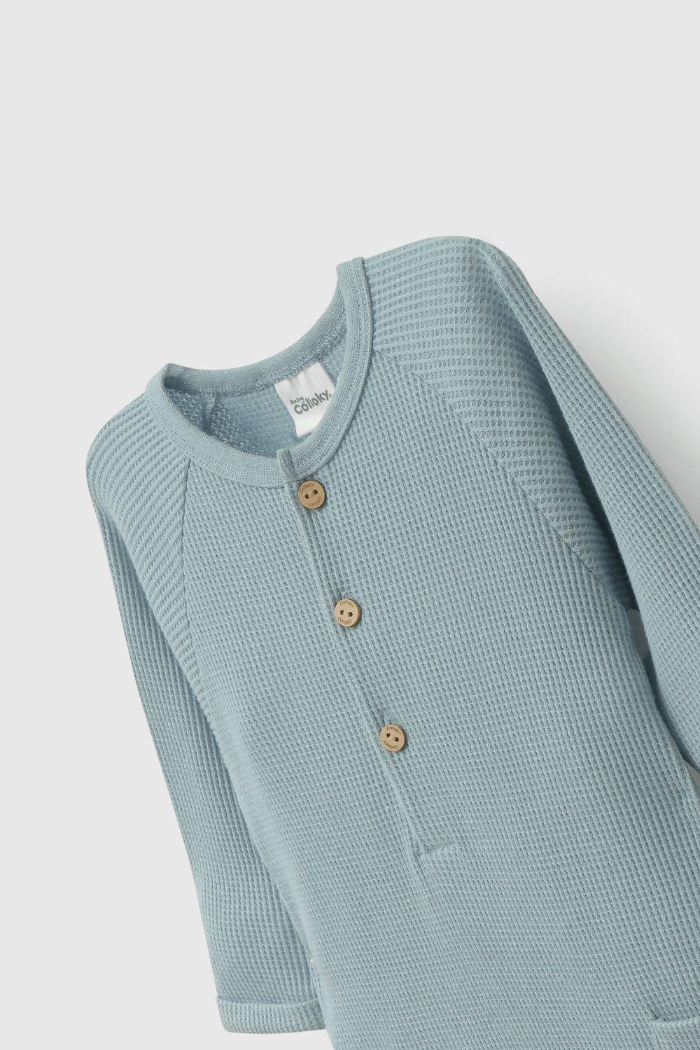 Osito Celeste Bolsillos Surf De Bebé OLWF0359V26-2