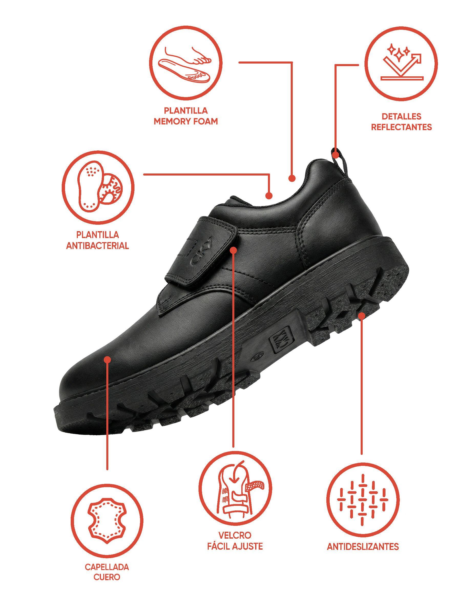 Zapato Escolar Negro 7293 Colloky-1