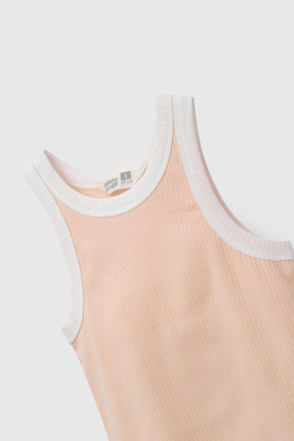 Polera Niña Naranjo 58224 Colloky-2