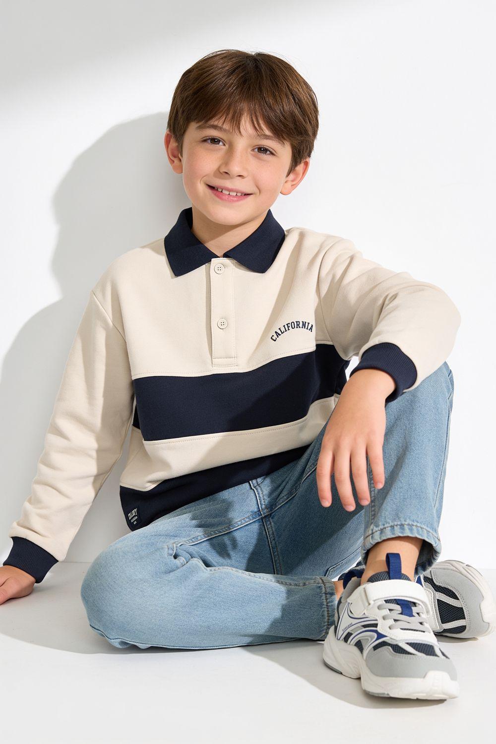 Poleron Polo Azul Marino Niño 3-4A a 12-13A Colloky-2