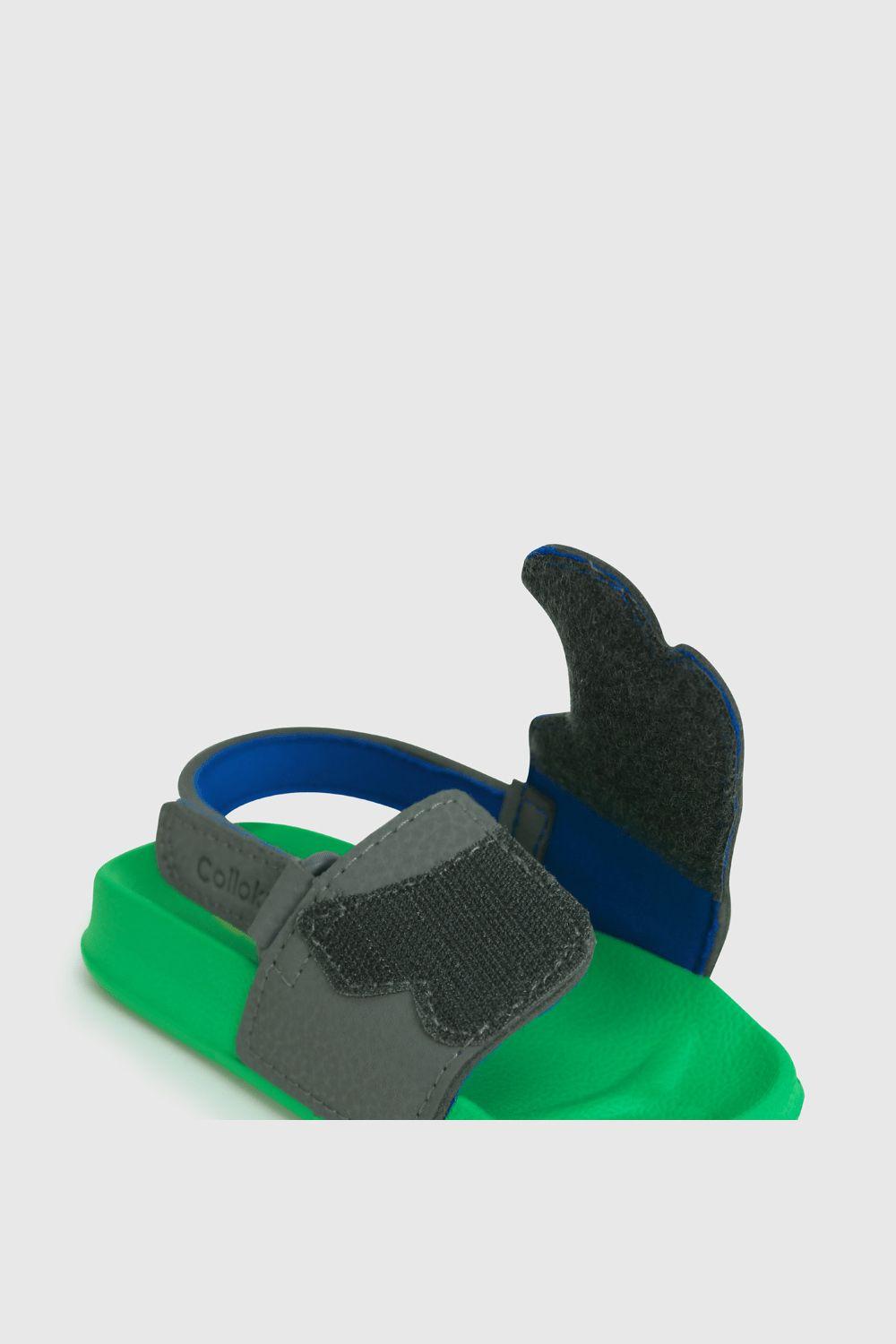 Pantinas de niño playa cocodrilo gray / gris (21 a 27)-4