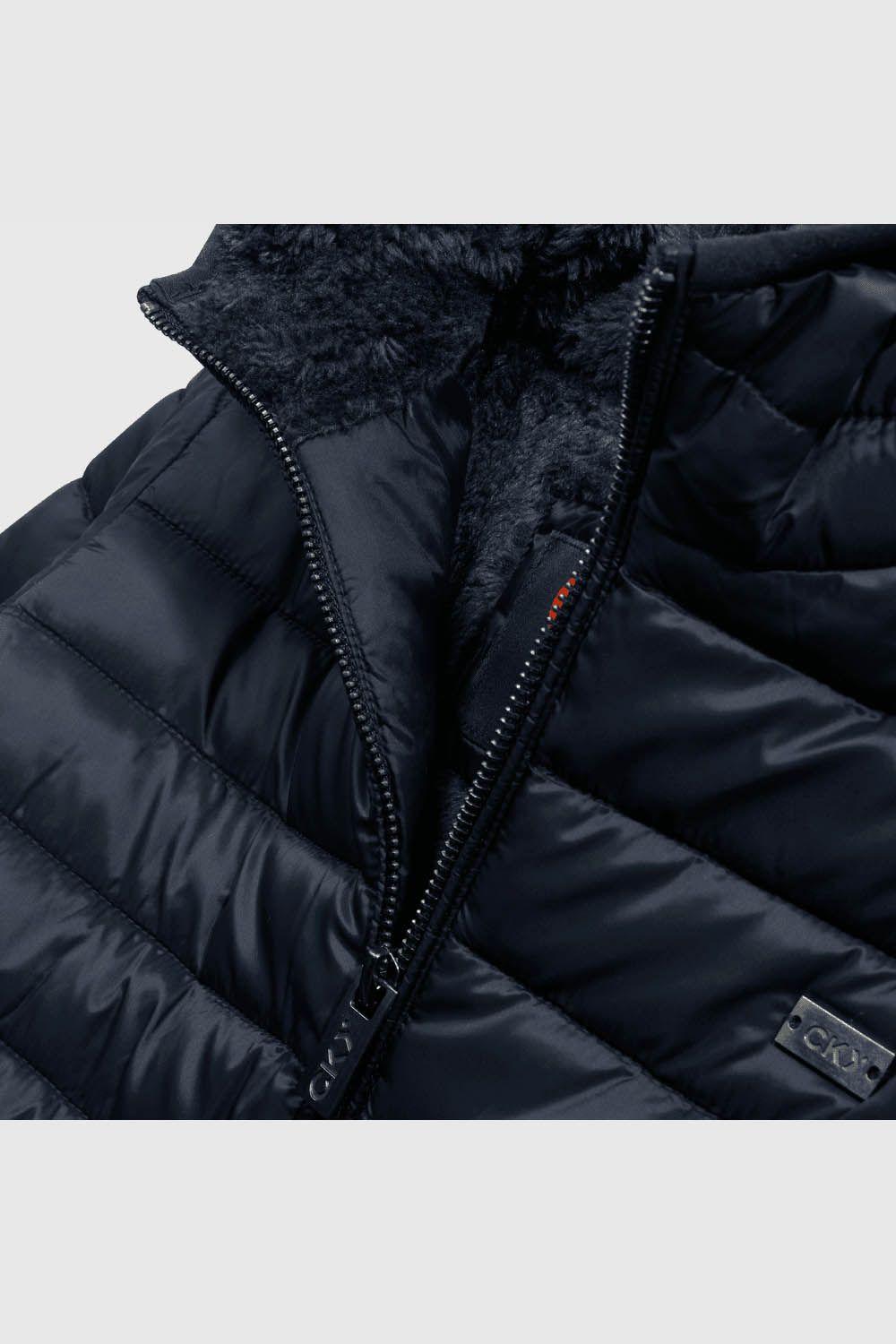 Parka Escolar Azul unisex abrigada calce regular-2