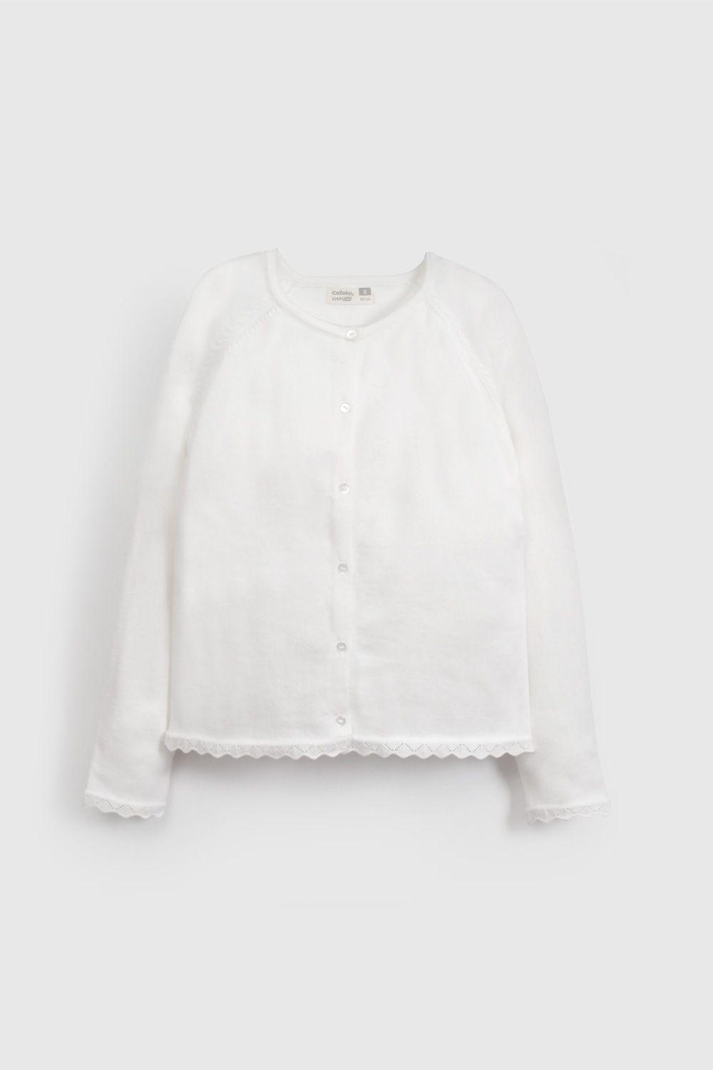 Chaleco Blanco Básico De Niña CHLA0609V26-0