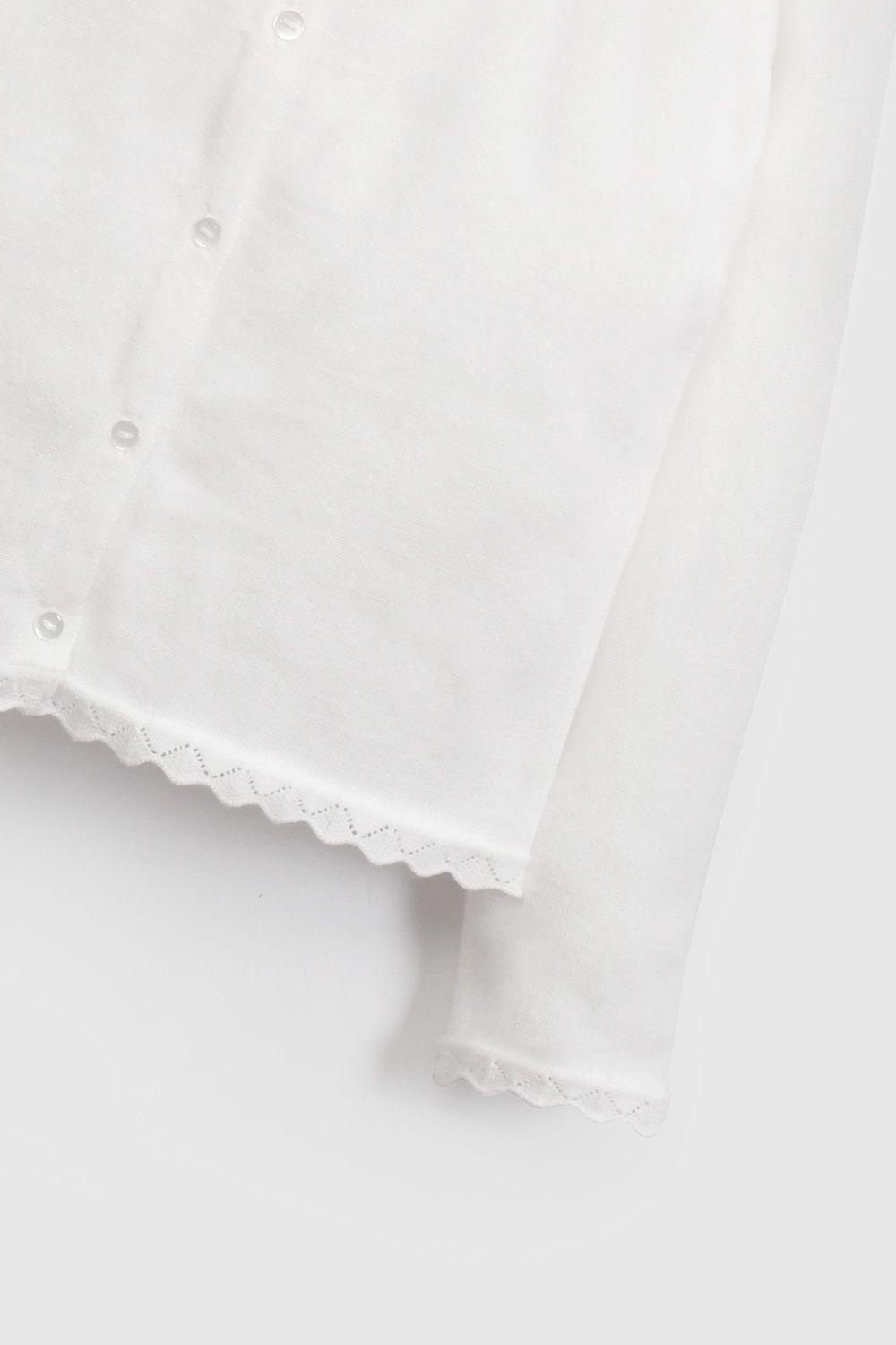 Chaleco Blanco Básico De Niña CHLA0609V26-3