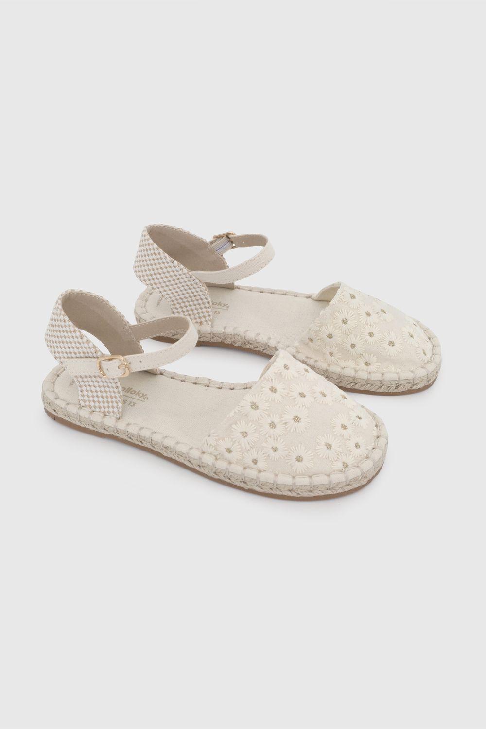 Alpargata Blanca Niña 53440375V26-0