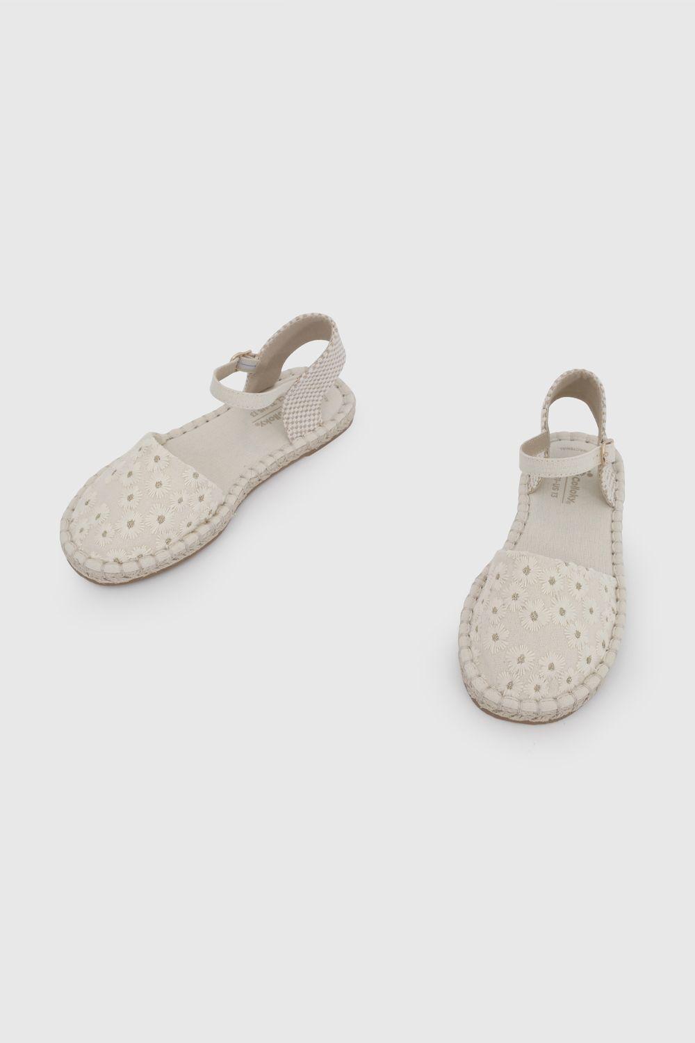 Alpargata Blanca Niña 53440375V26-3