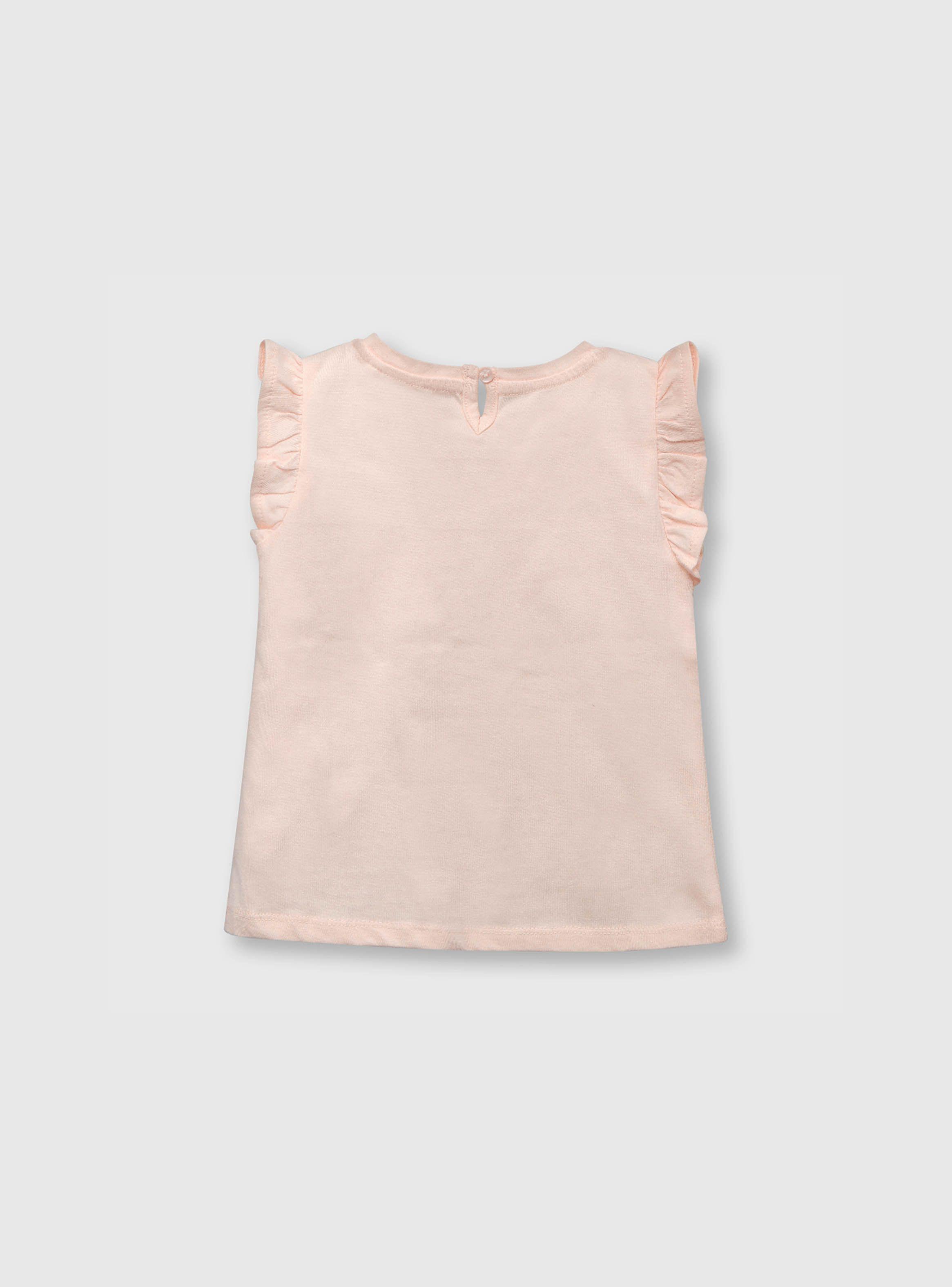 Polera De Bebe Niña Surf Rosado (3 A 36 Meses) Colloky-1
