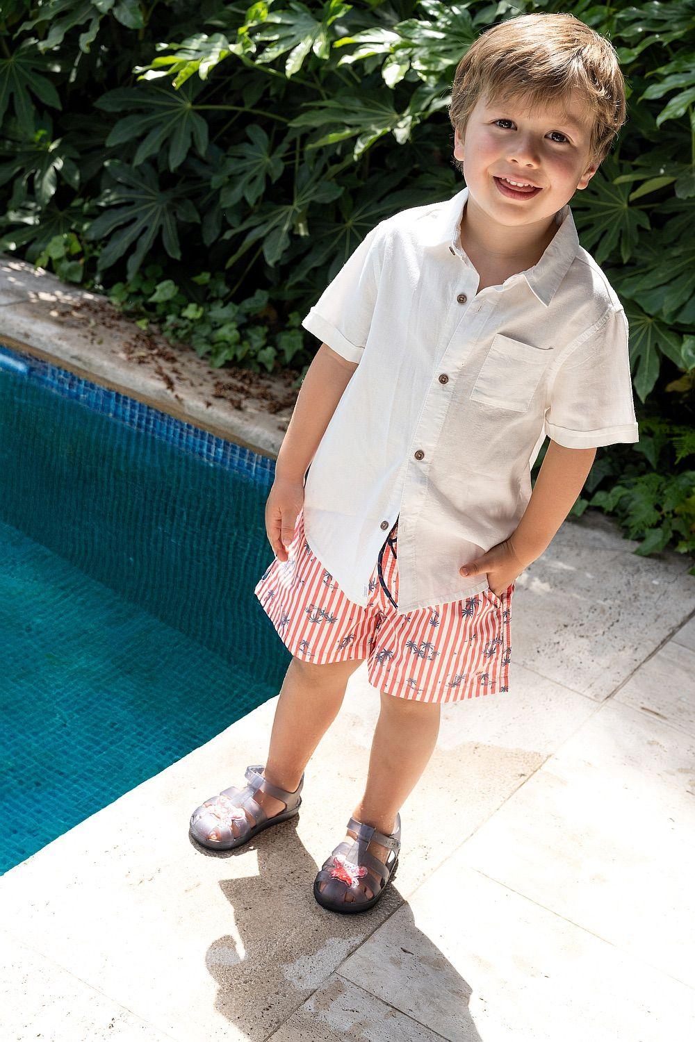 Traje De Baño Niño Fucsia 58250 Colloky-1