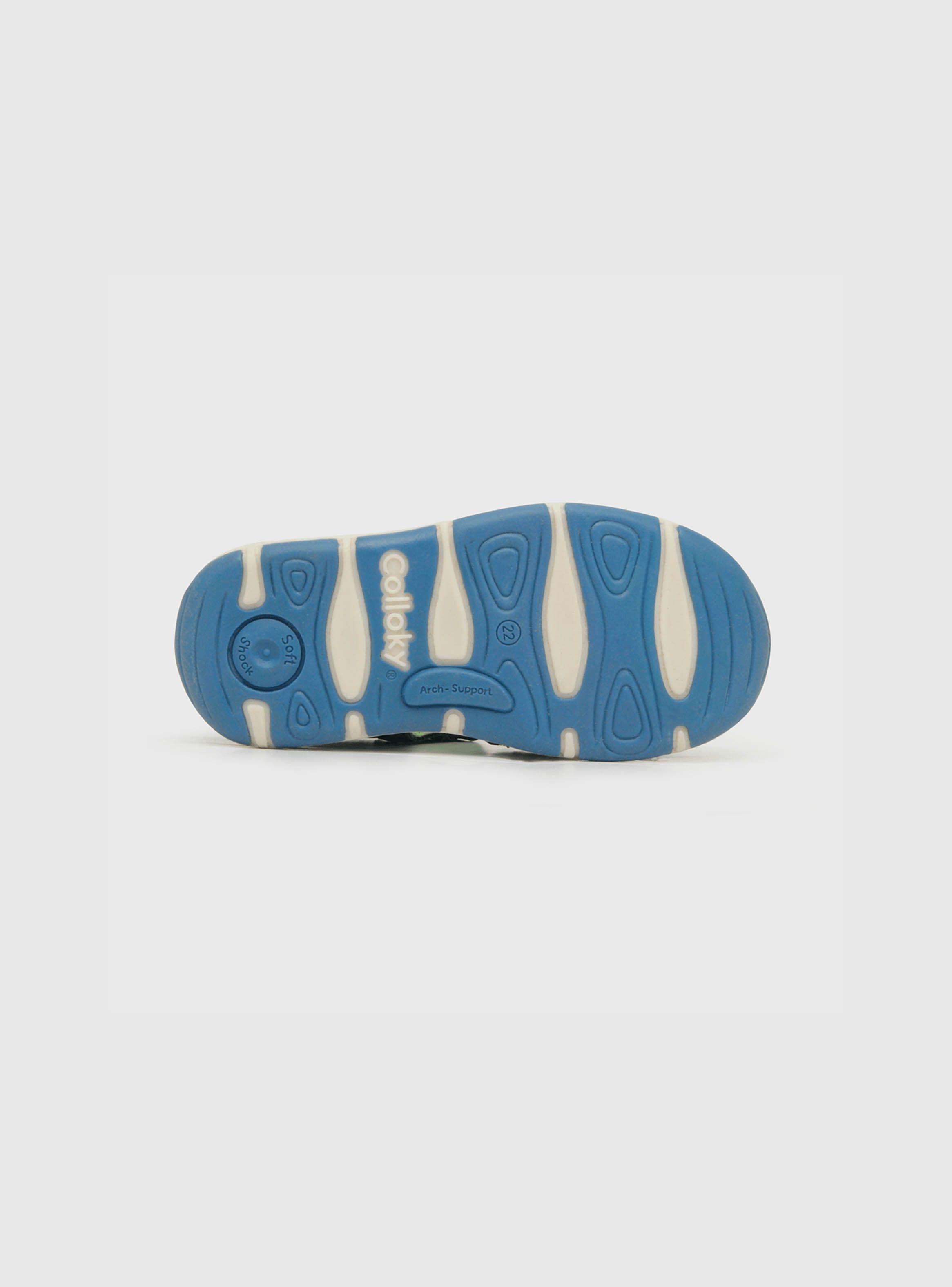 Sandalia Niño Franciscana Camuflado Azul (21 A 27) Colloky-2