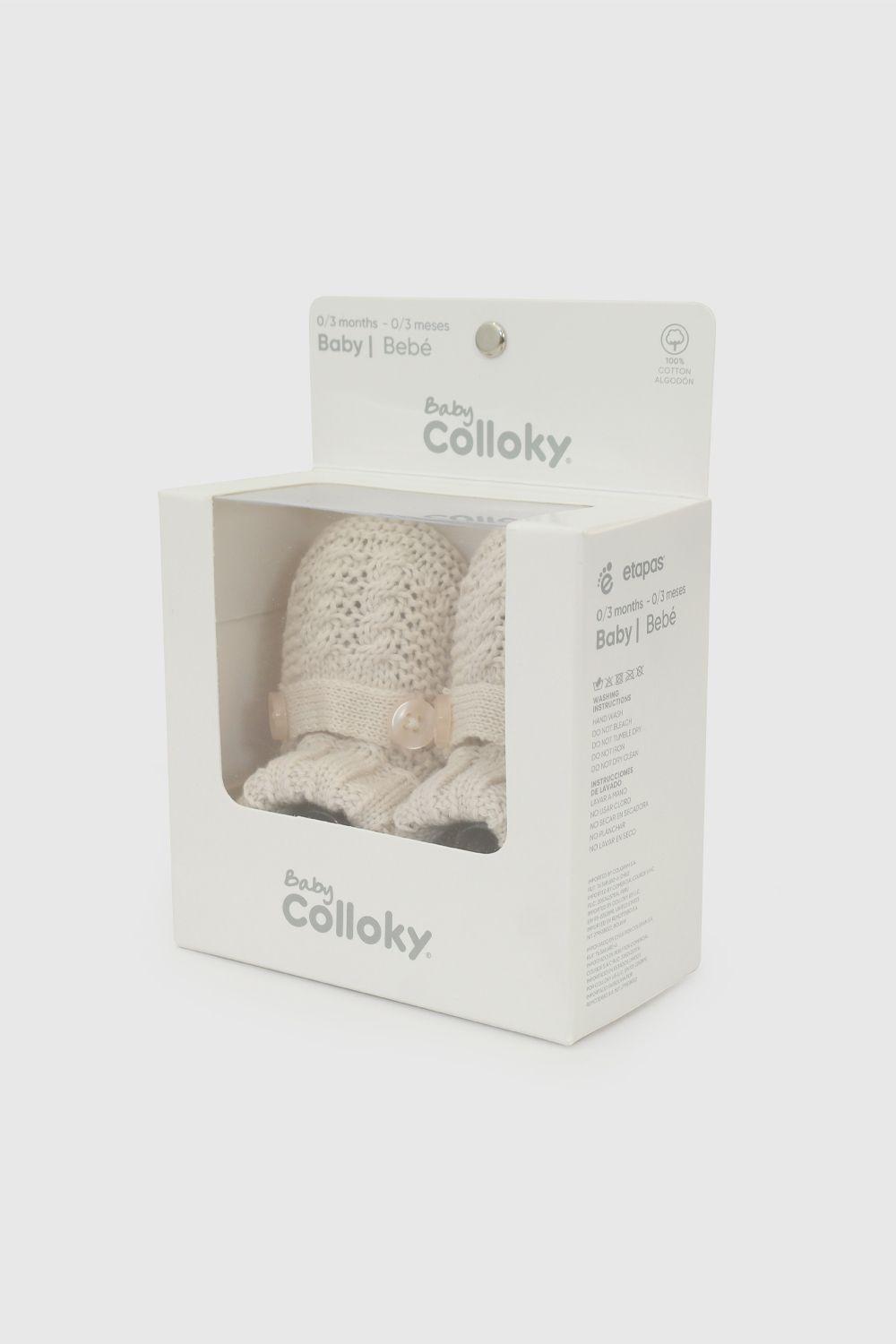 Zapato Tejido Niño Blanco 8390 Colloky-5