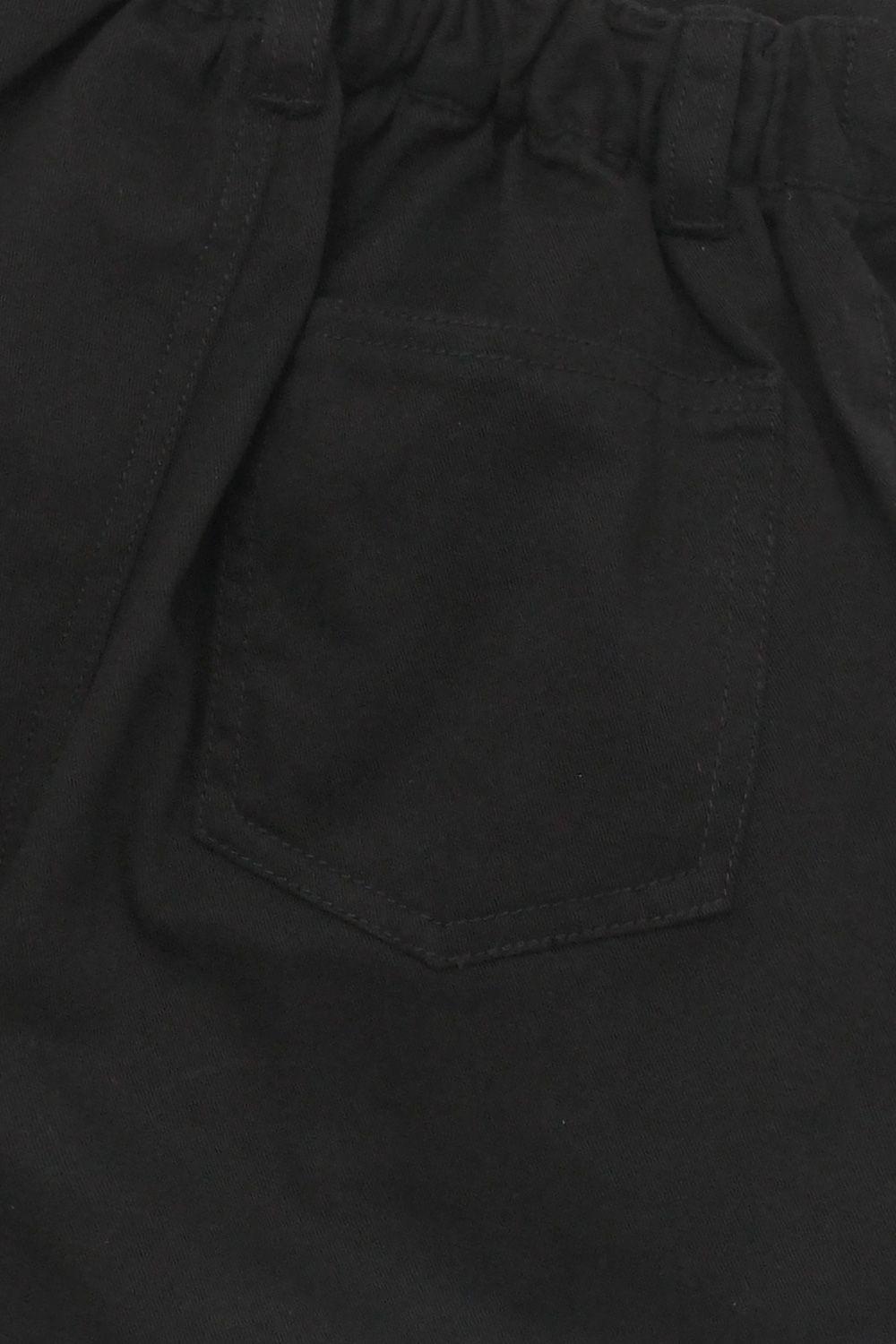 Short Negro Gabardina De Niña SHGB0201V26-3