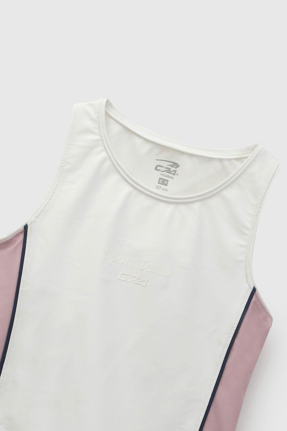 Polera Niña Blanco 7925 Colloky-2