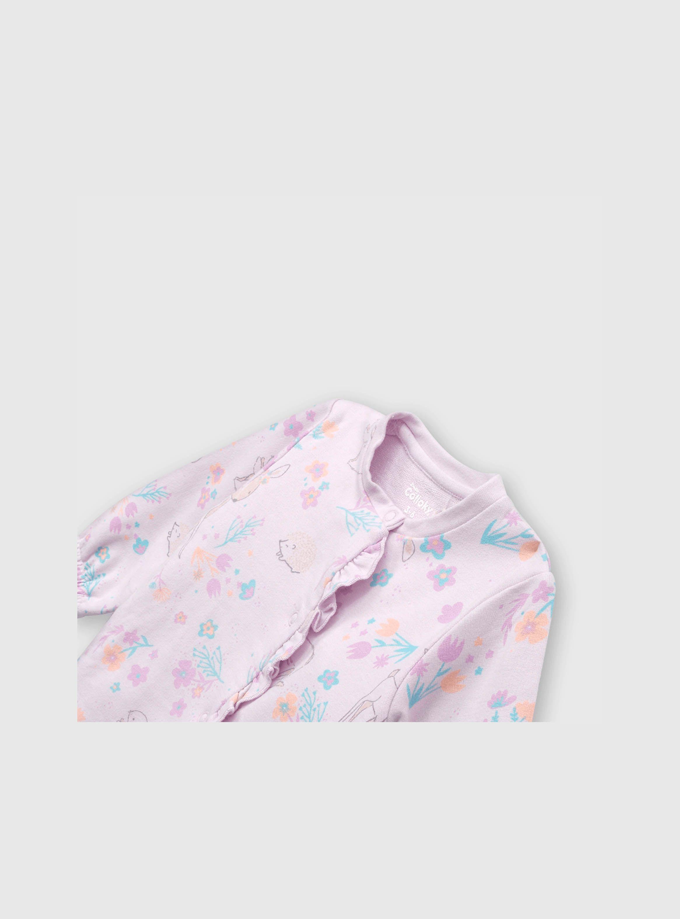 Osito Niña Morado (0 A 9 Meses) Colloky-2